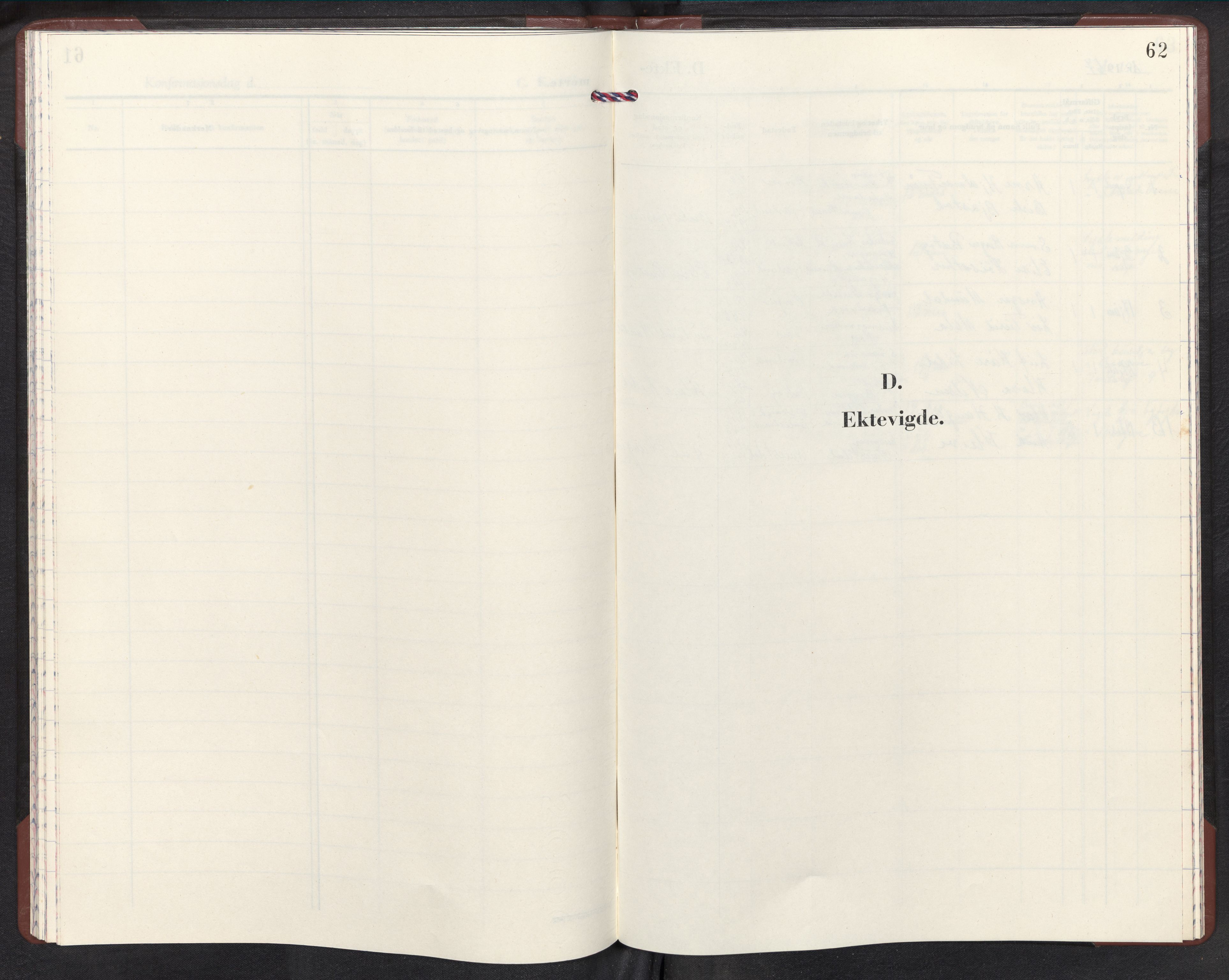 Balestrand sokneprestembete, SAB/A-79601/H/Hab/Habb/L0004: Parish register (copy) no. B 4, 1967-1974, p. 61b-62a