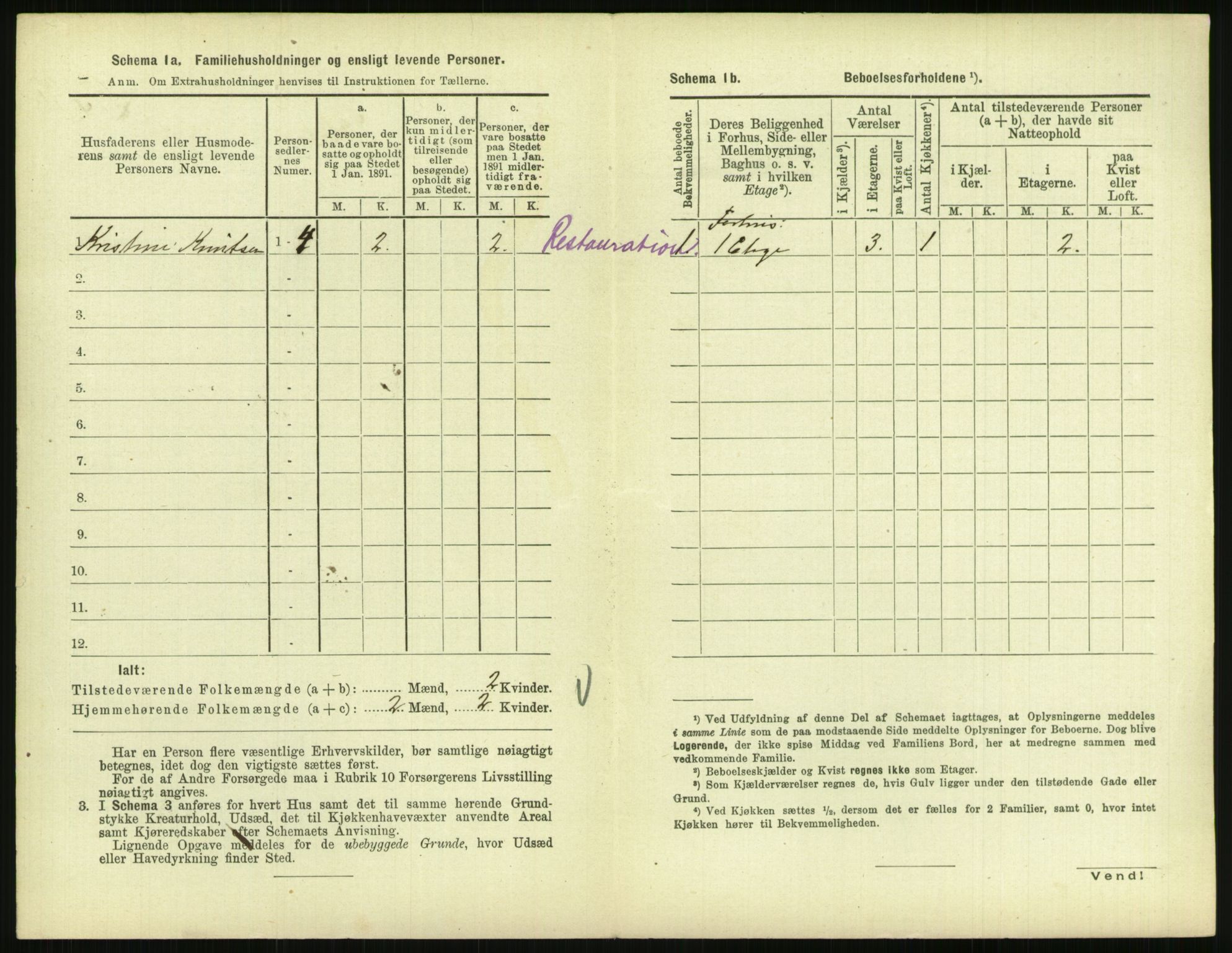 RA, 1891 census for 0904 Grimstad, 1891, p. 433