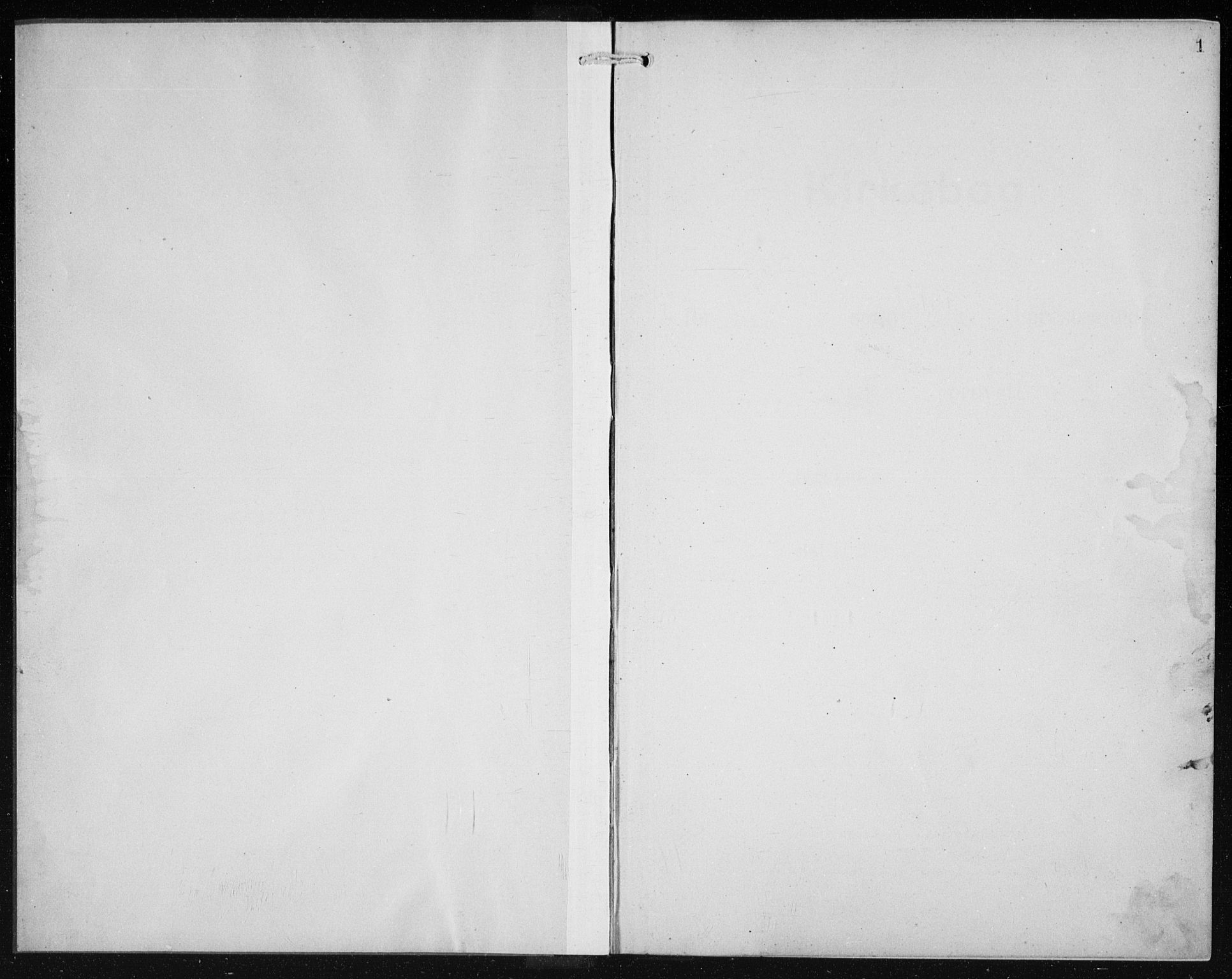 Hægebostad sokneprestkontor, AV/SAK-1111-0024/F/Fb/Fba/L0005: Parish register (copy) no. B 5, 1907-1931, p. 1