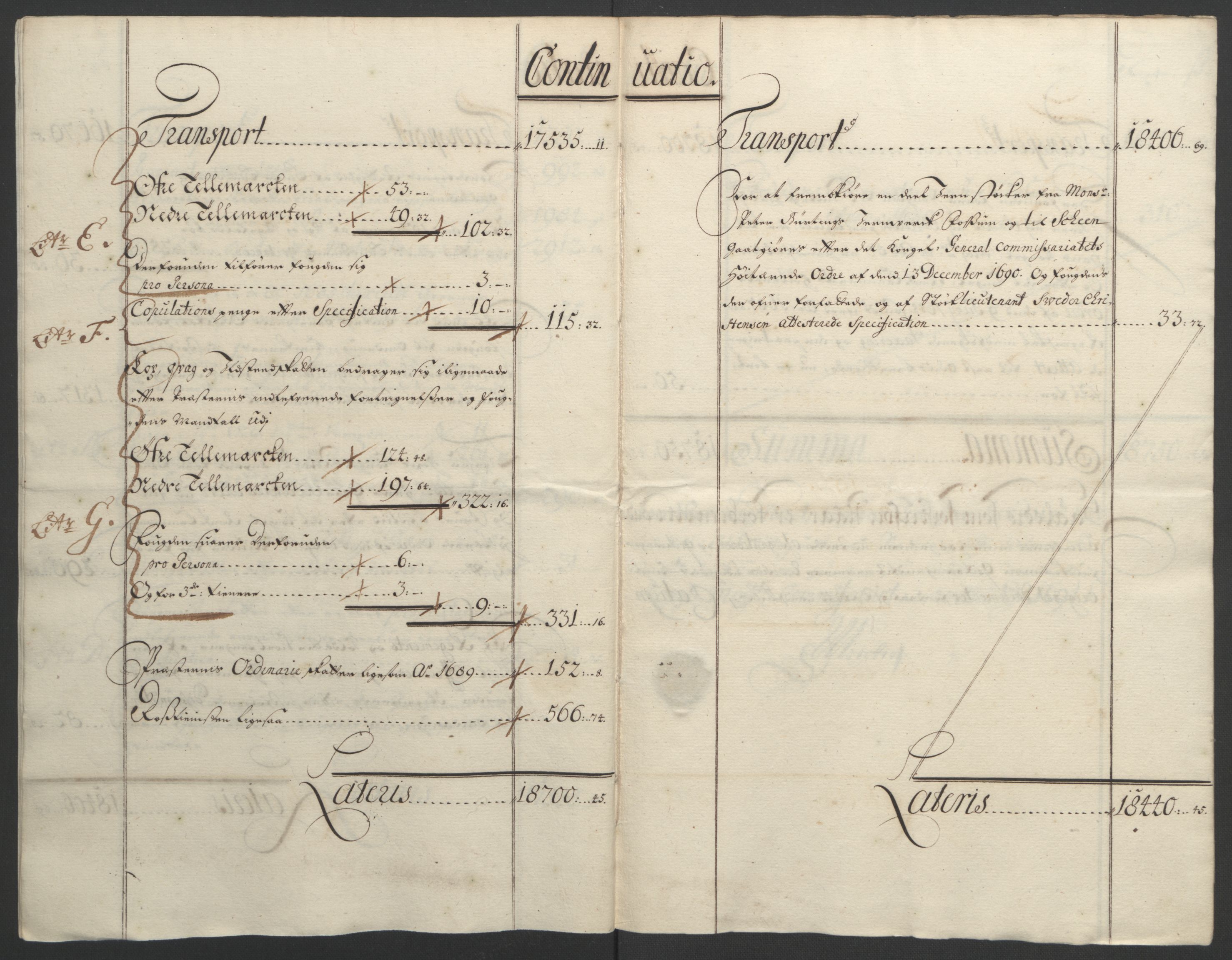 Rentekammeret inntil 1814, Reviderte regnskaper, Fogderegnskap, AV/RA-EA-4092/R35/L2091: Fogderegnskap Øvre og Nedre Telemark, 1690-1693, p. 8