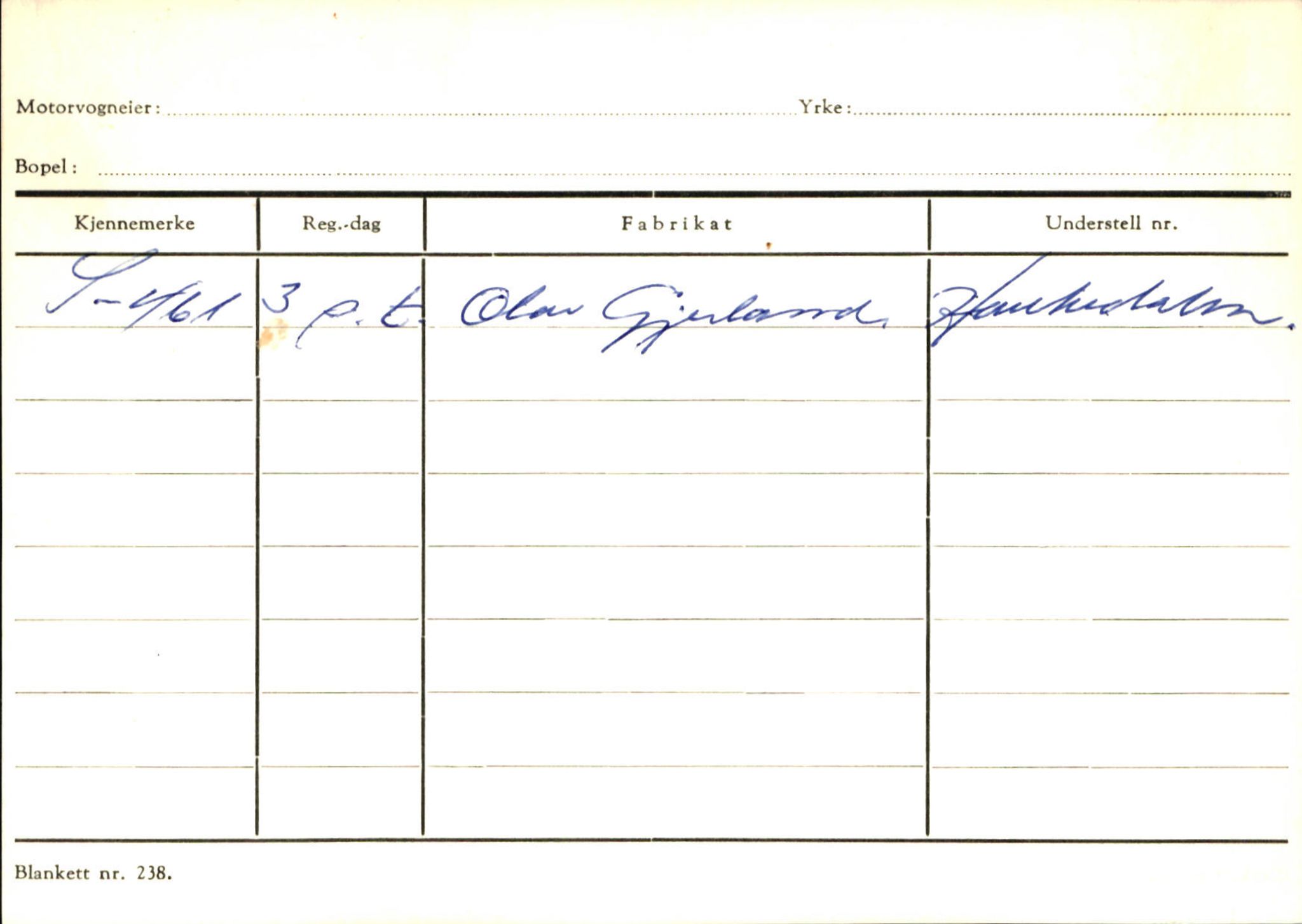 Statens vegvesen, Sogn og Fjordane vegkontor, AV/SAB-A-5301/4/F/L0131: Eigarregister Høyanger P-Å. Stryn S-Å, 1945-1975, p. 444