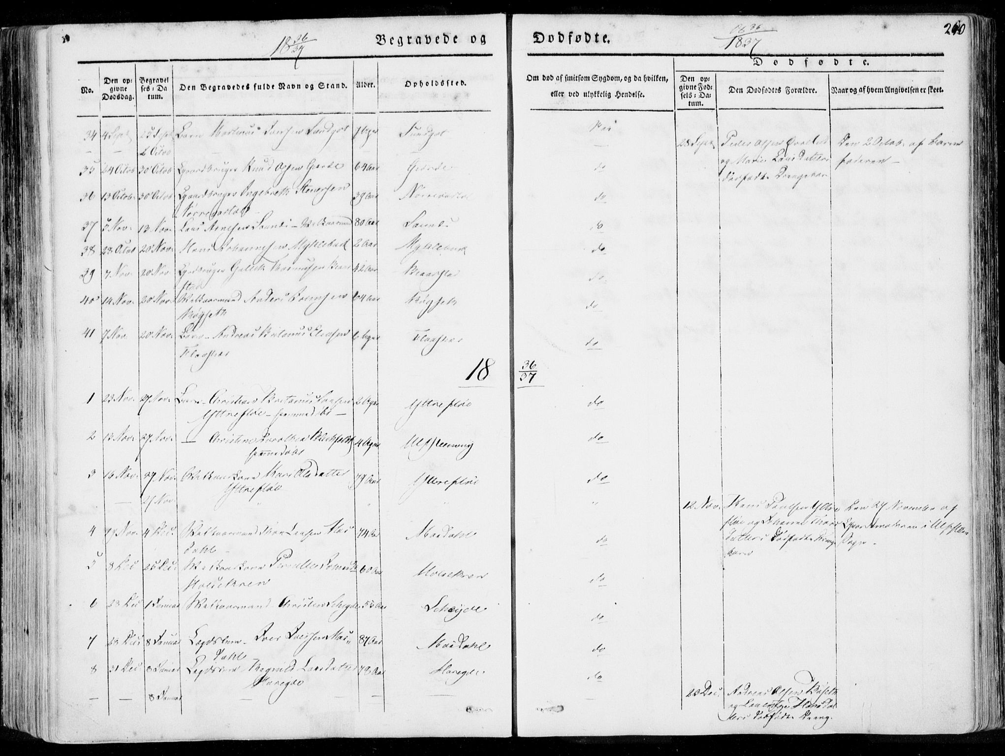 Ministerialprotokoller, klokkerbøker og fødselsregistre - Møre og Romsdal, AV/SAT-A-1454/509/L0104: Parish register (official) no. 509A02, 1833-1847, p. 210