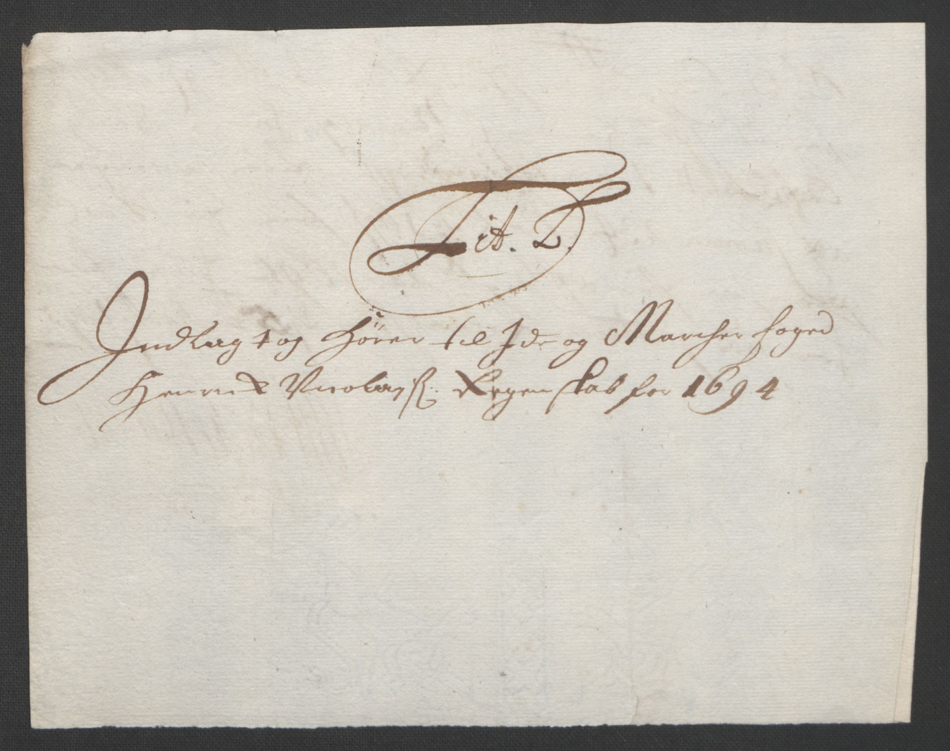 Rentekammeret inntil 1814, Reviderte regnskaper, Fogderegnskap, AV/RA-EA-4092/R01/L0012: Fogderegnskap Idd og Marker, 1694-1695, p. 129