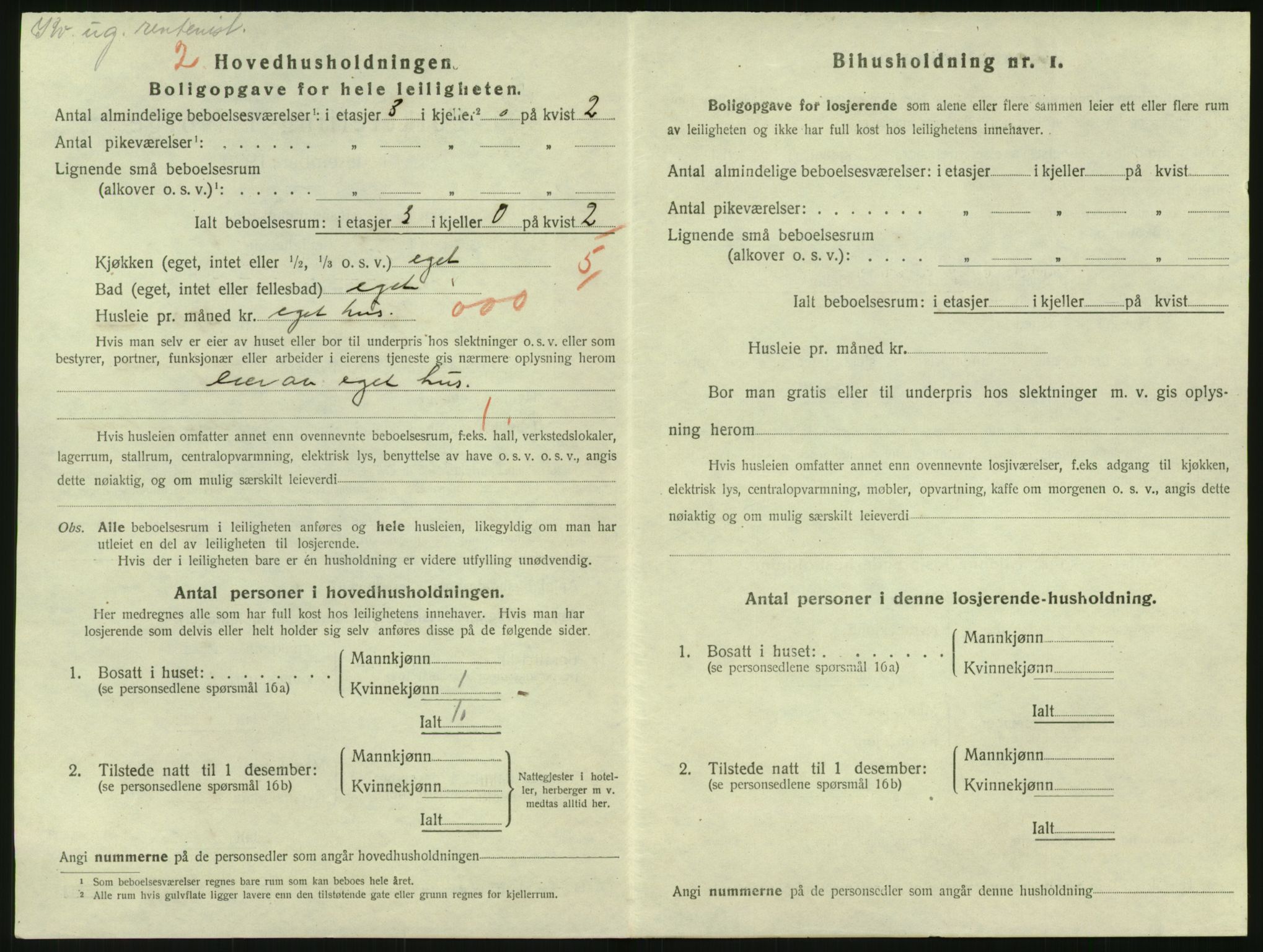 SAK, 1920 census for Risør, 1920, p. 1724