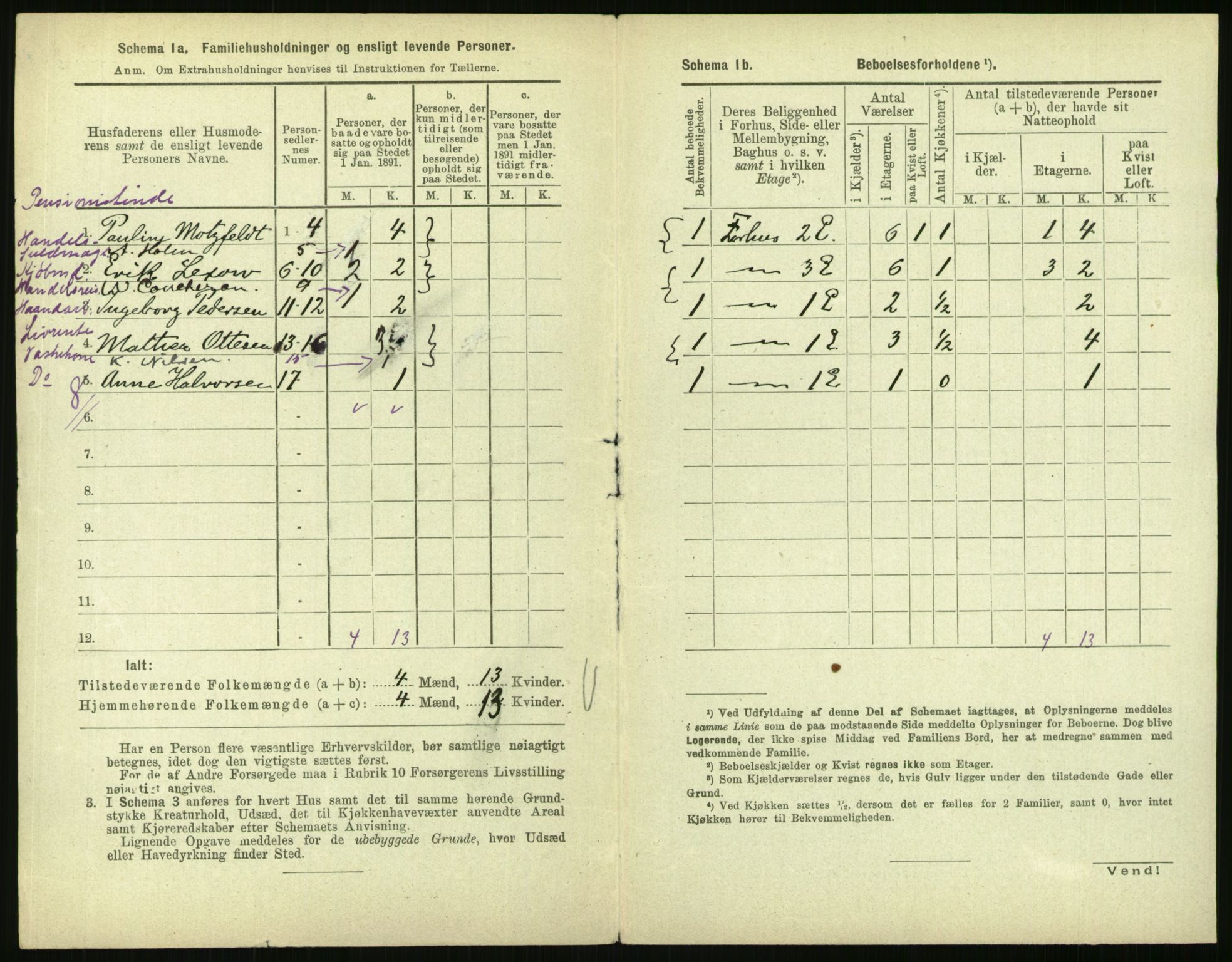 RA, 1891 census for 0301 Kristiania, 1891, p. 42442