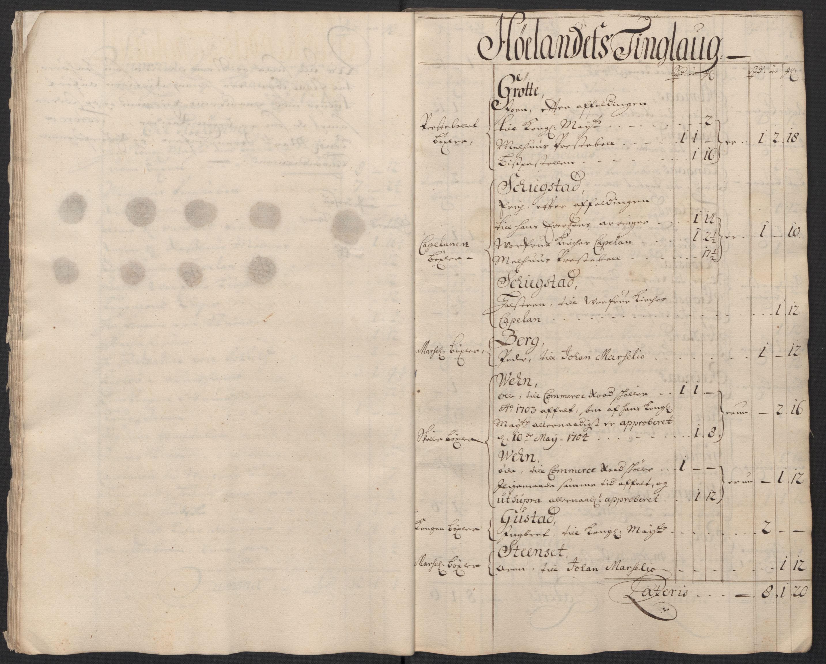 Rentekammeret inntil 1814, Reviderte regnskaper, Fogderegnskap, AV/RA-EA-4092/R60/L3955: Fogderegnskap Orkdal og Gauldal, 1705, p. 267