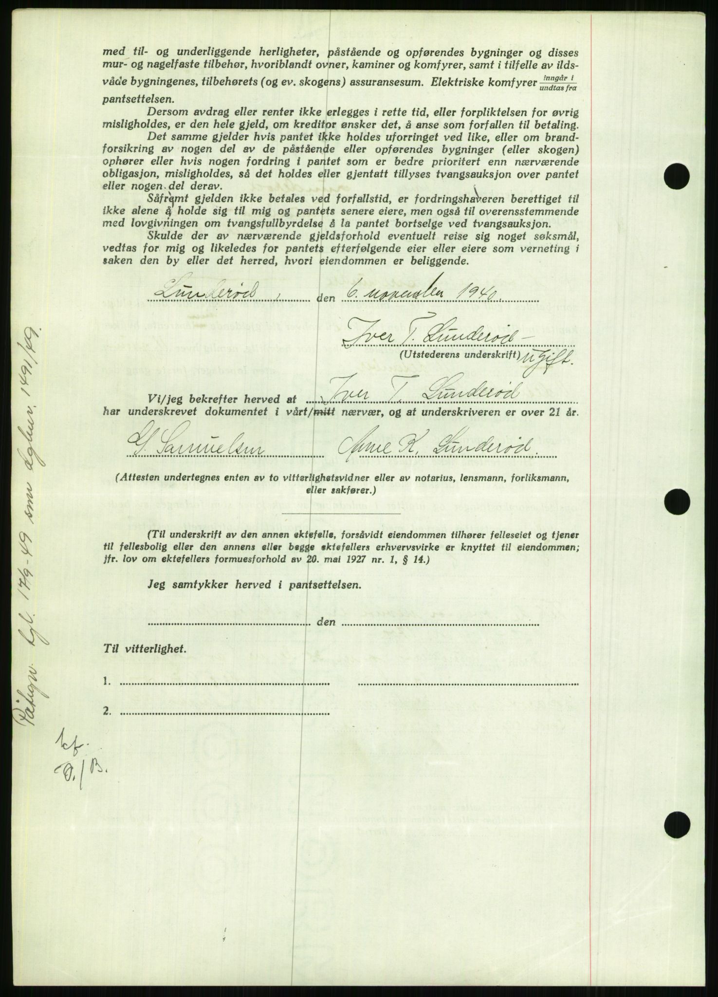 Nedenes sorenskriveri, AV/SAK-1221-0006/G/Gb/Gbb/L0001: Mortgage book no. I, 1939-1942, Diary no: : 1014/1940