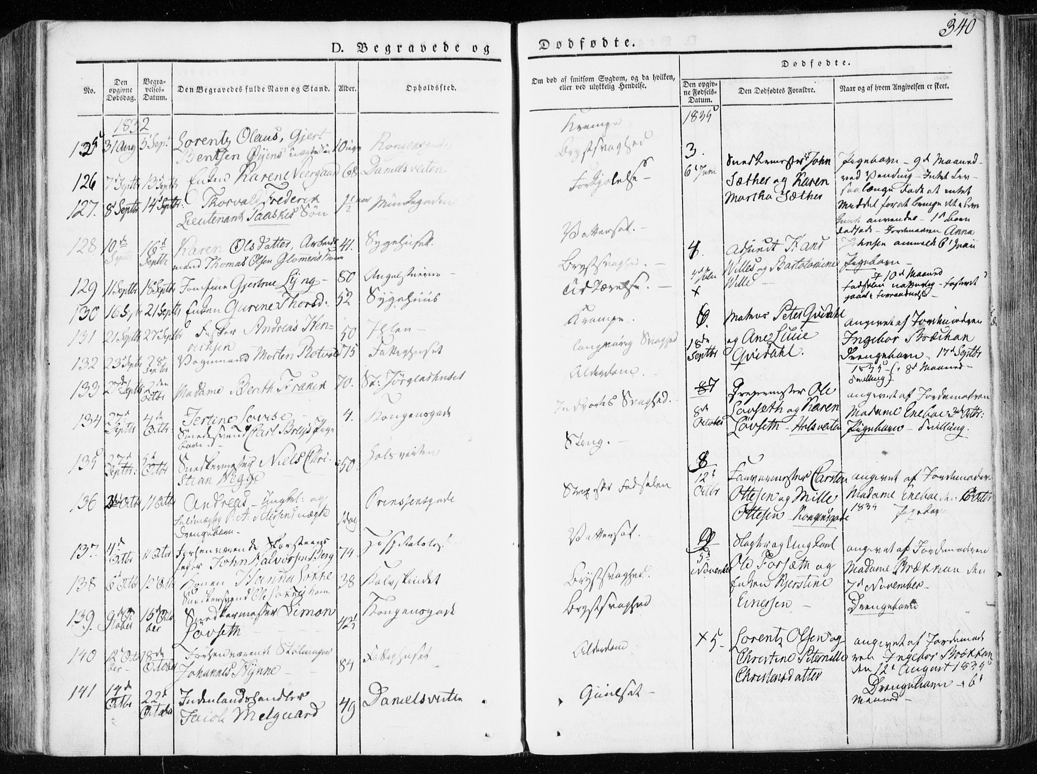 Ministerialprotokoller, klokkerbøker og fødselsregistre - Sør-Trøndelag, AV/SAT-A-1456/601/L0047: Parish register (official) no. 601A15, 1831-1839, p. 340