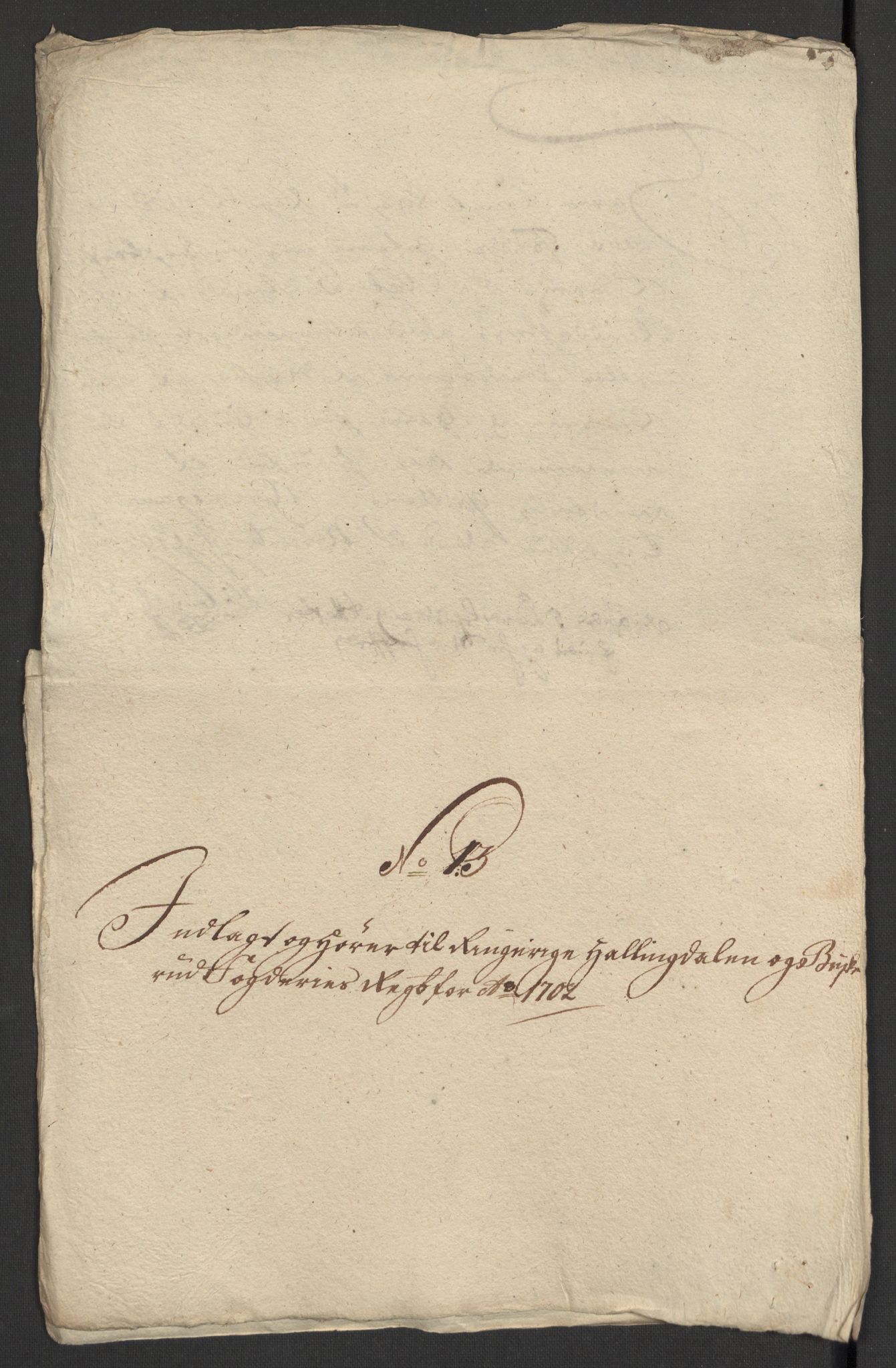 Rentekammeret inntil 1814, Reviderte regnskaper, Fogderegnskap, AV/RA-EA-4092/R22/L1459: Fogderegnskap Ringerike, Hallingdal og Buskerud, 1702, p. 278