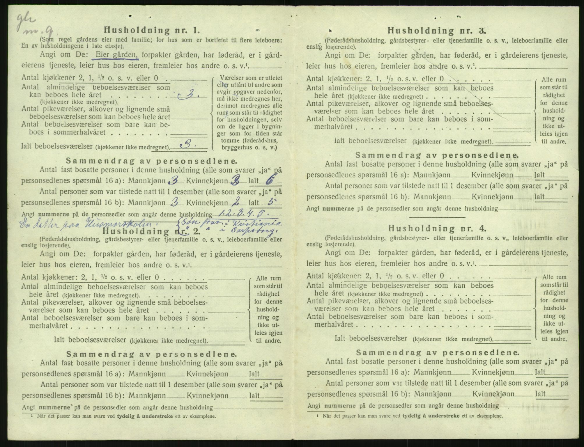 SAK, 1920 census for Dypvåg, 1920, p. 908