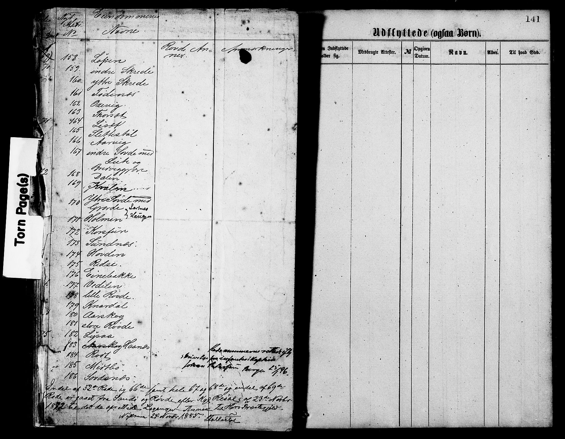 Ministerialprotokoller, klokkerbøker og fødselsregistre - Møre og Romsdal, AV/SAT-A-1454/503/L0035: Parish register (official) no. 503A03, 1865-1884