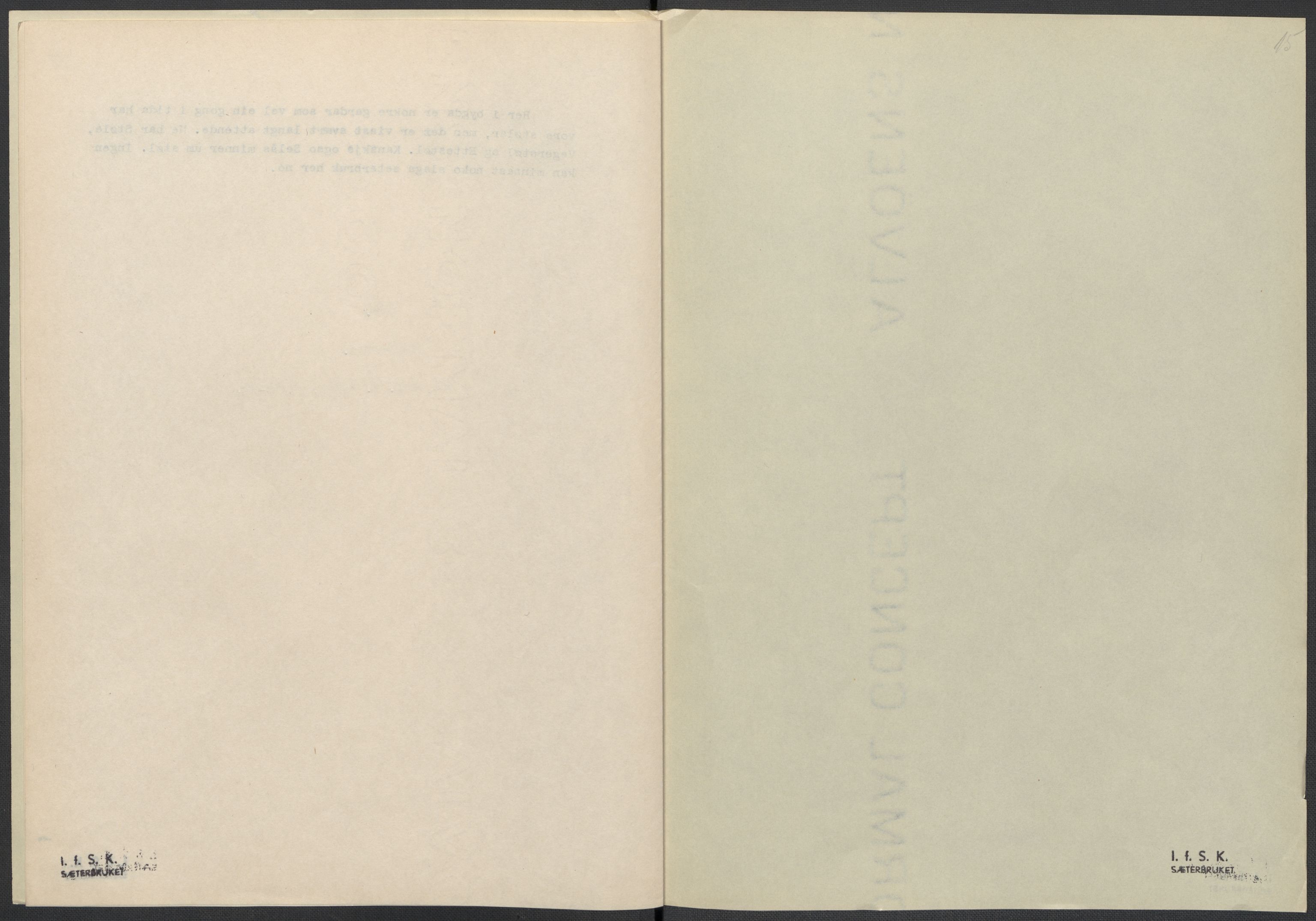 Instituttet for sammenlignende kulturforskning, AV/RA-PA-0424/F/Fc/L0008/0001: Eske B8: / Aust-Agder (perm XIX), 1932-1938, p. 15