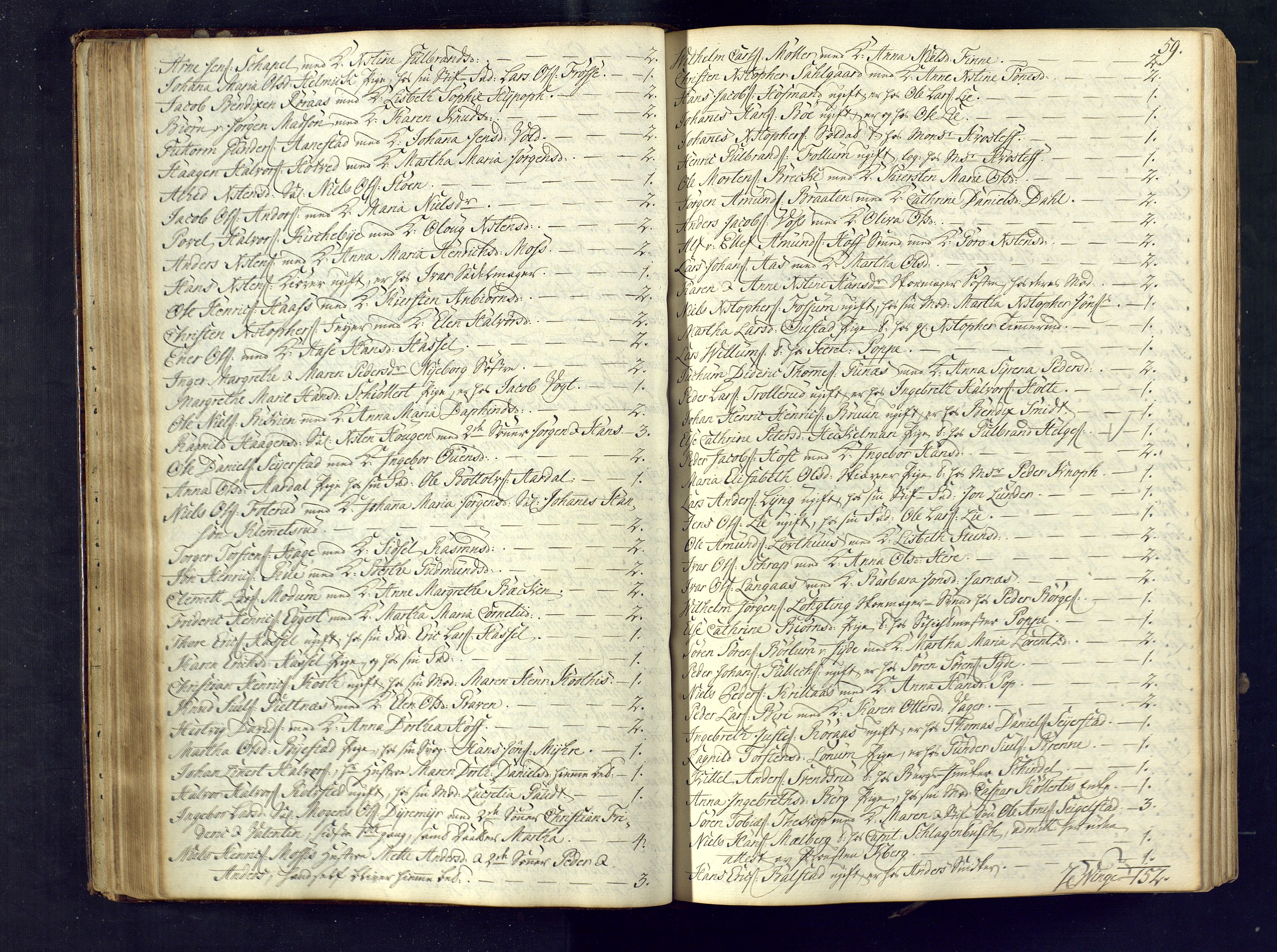 Kongsberg kirkebøker, SAKO/A-22/M/Ma/L0005: Communicants register no. 5, 1755-1761, p. 59