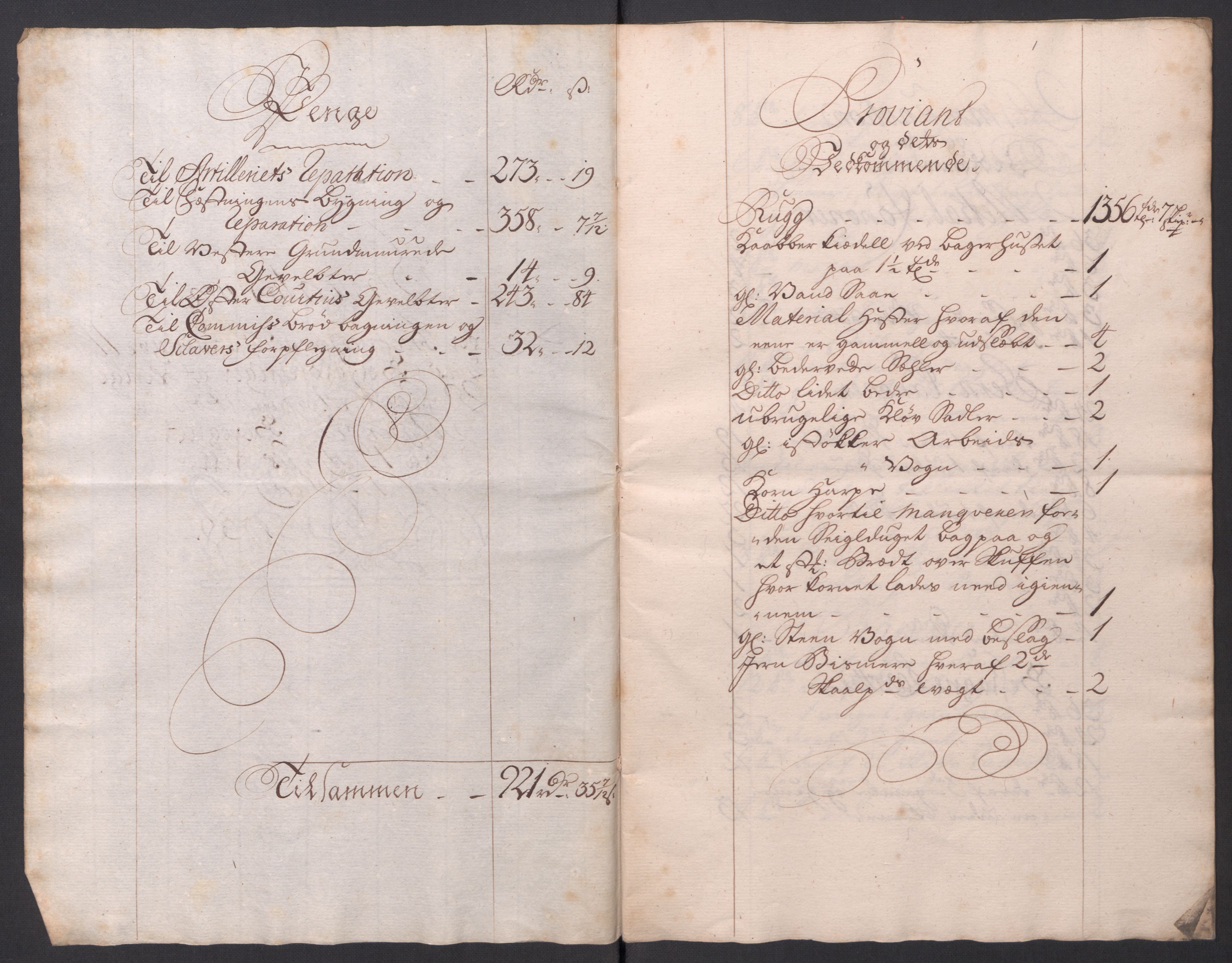 Kommanderende general (KG I) med Det norske krigsdirektorium, AV/RA-EA-5419/D/L0154: Fredriksten festning: Brev, inventarfortegnelser og regnskapsekstrakter, 1730-1739, p. 694