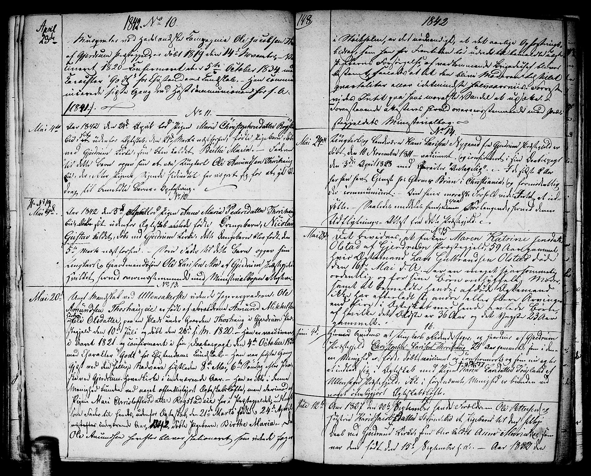 Gjerdrum prestekontor Kirkebøker, AV/SAO-A-10412b/F/Fa/L0003: Parish register (official) no. I 3, 1798-1815, p. 148