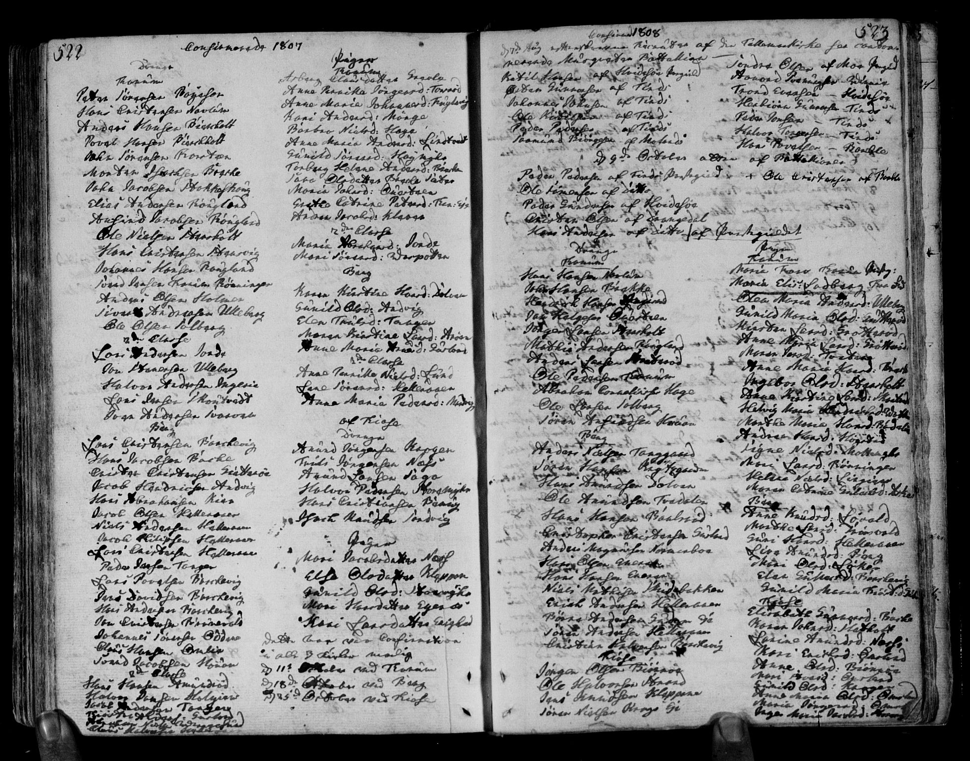 Brunlanes kirkebøker, SAKO/A-342/F/Fa/L0002: Parish register (official) no. I 2, 1802-1834, p. 522-523