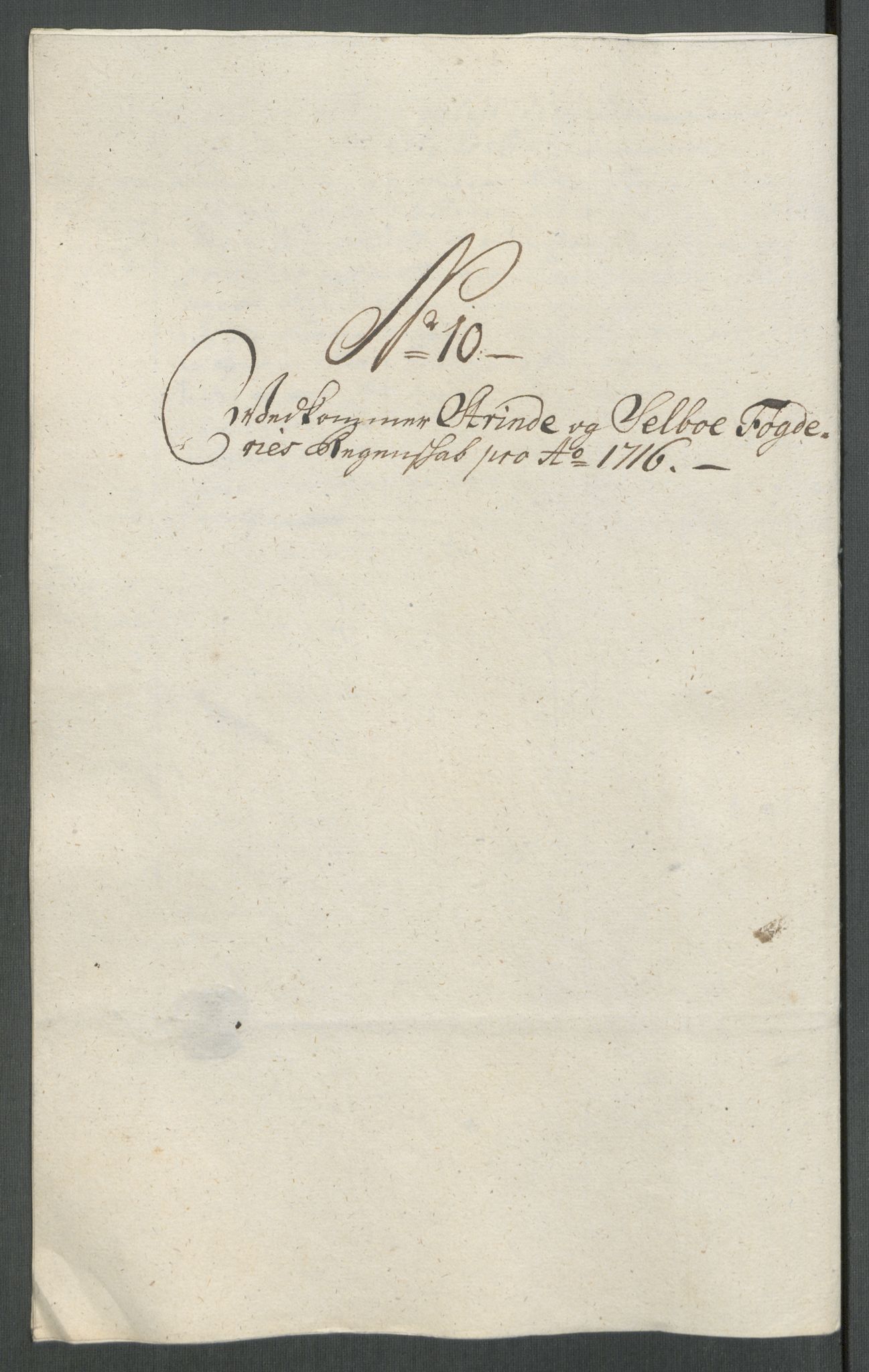 Rentekammeret inntil 1814, Reviderte regnskaper, Fogderegnskap, AV/RA-EA-4092/R61/L4115: Fogderegnskap Strinda og Selbu, 1715-1716, p. 364