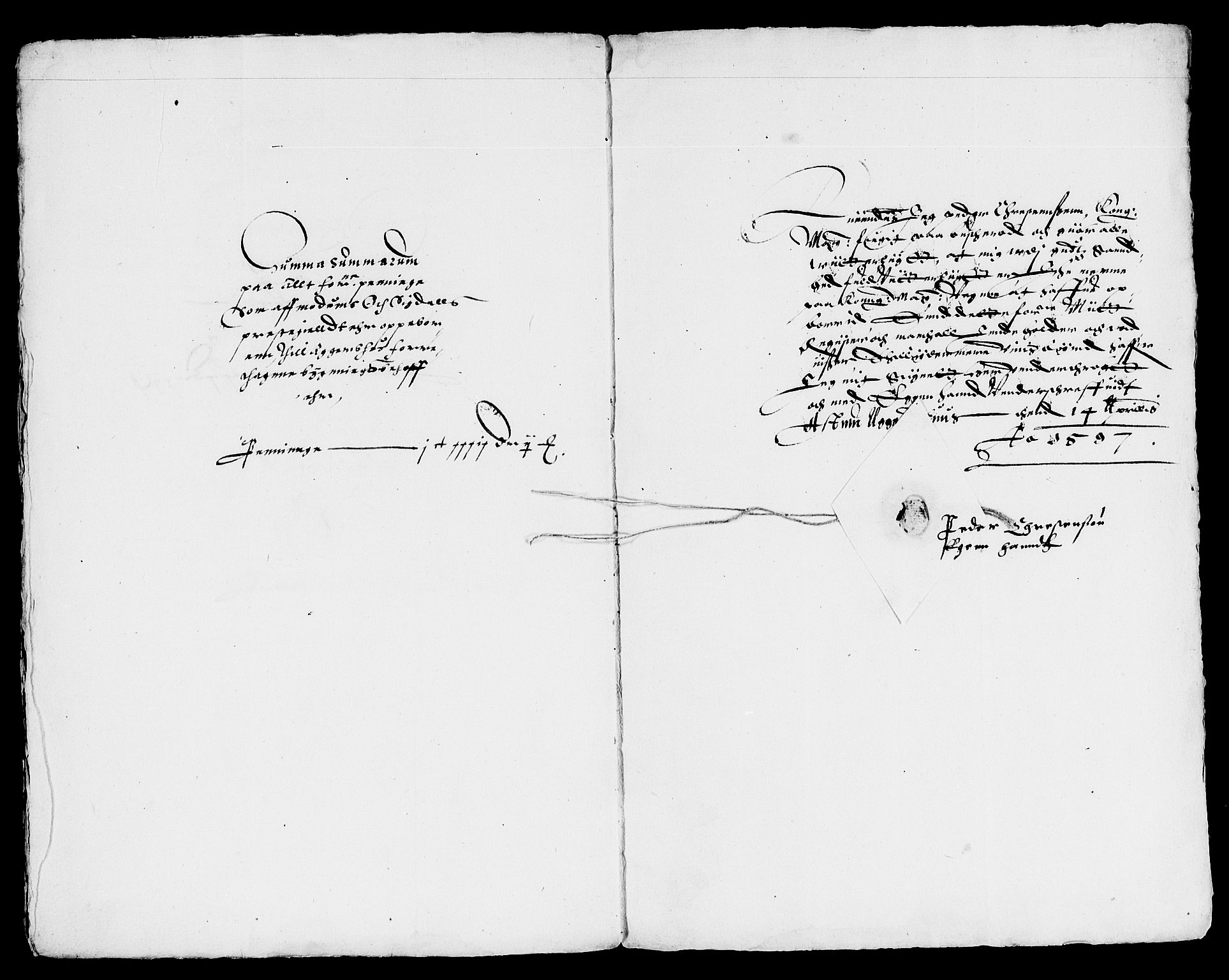 Rentekammeret inntil 1814, Reviderte regnskaper, Lensregnskaper, AV/RA-EA-5023/R/Rb/Rba/L0007: Akershus len, 1588-1597