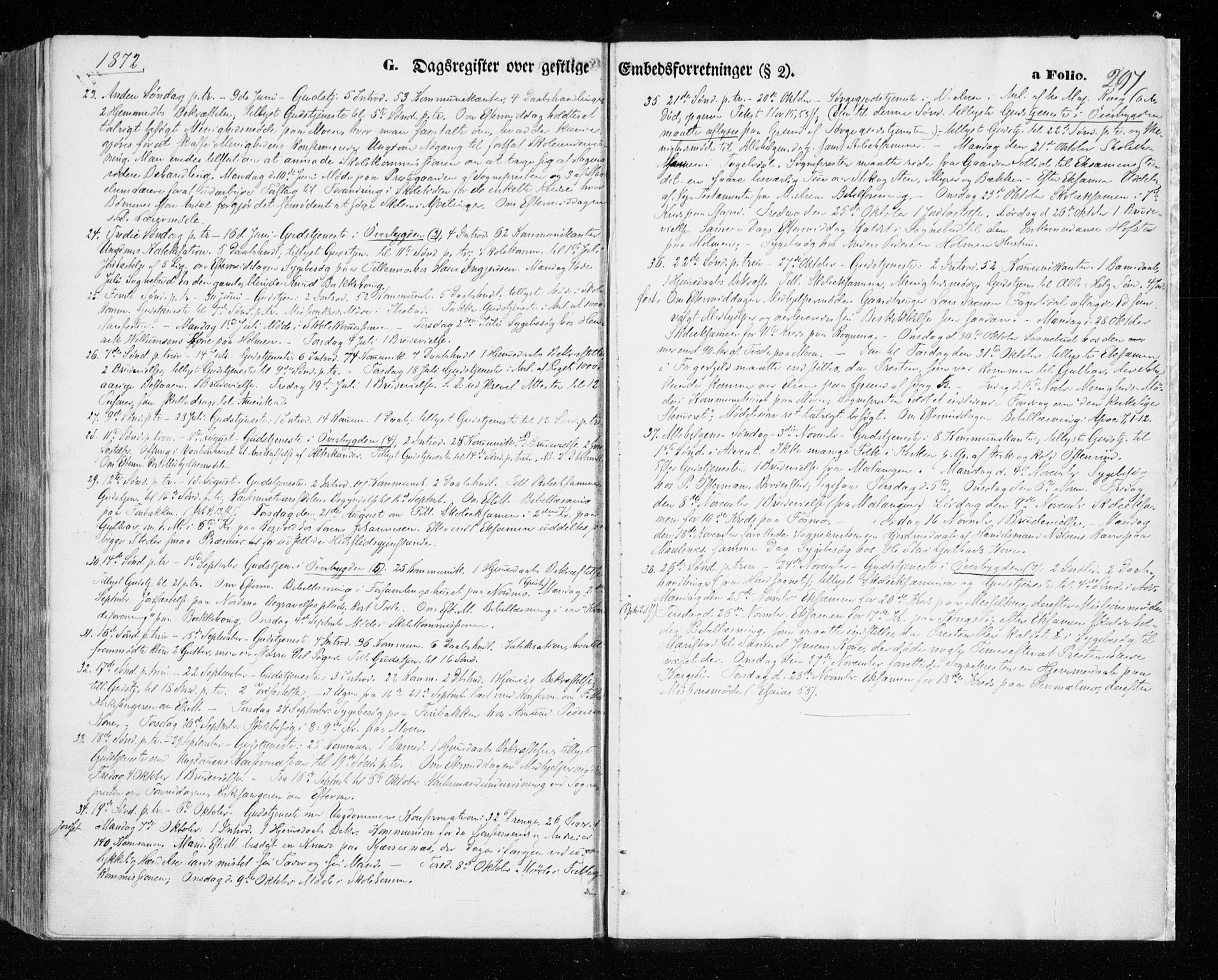 Målselv sokneprestembete, SATØ/S-1311/G/Ga/Gaa/L0004kirke: Parish register (official) no. 4, 1863-1872, p. 297