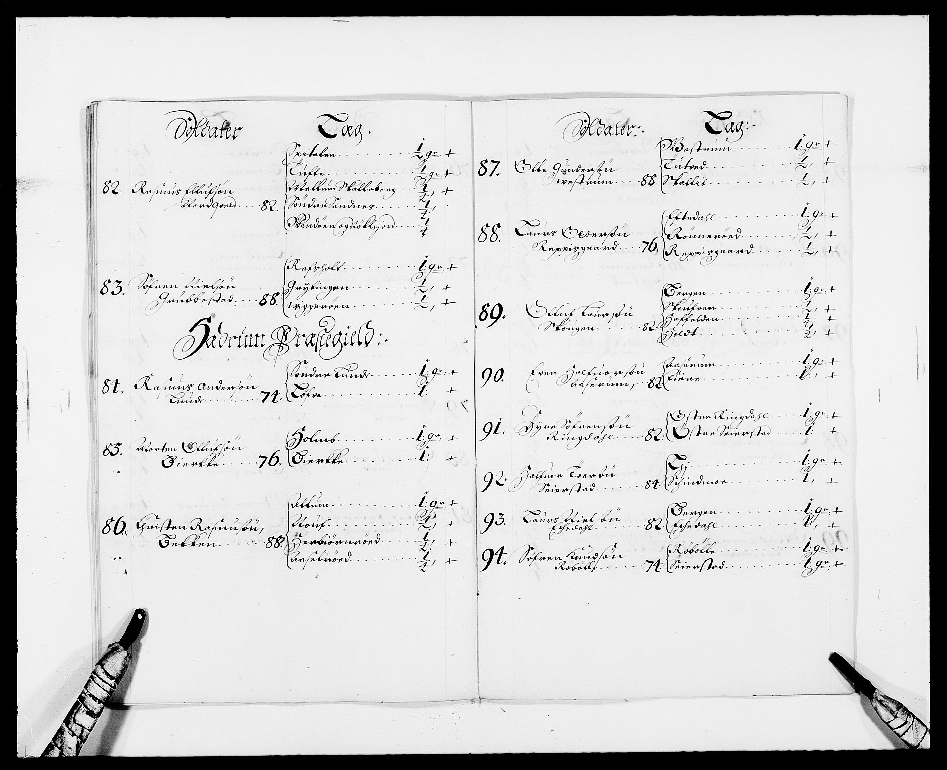 Rentekammeret inntil 1814, Reviderte regnskaper, Fogderegnskap, AV/RA-EA-4092/R33/L1971: Fogderegnskap Larvik grevskap, 1688-1689, p. 325