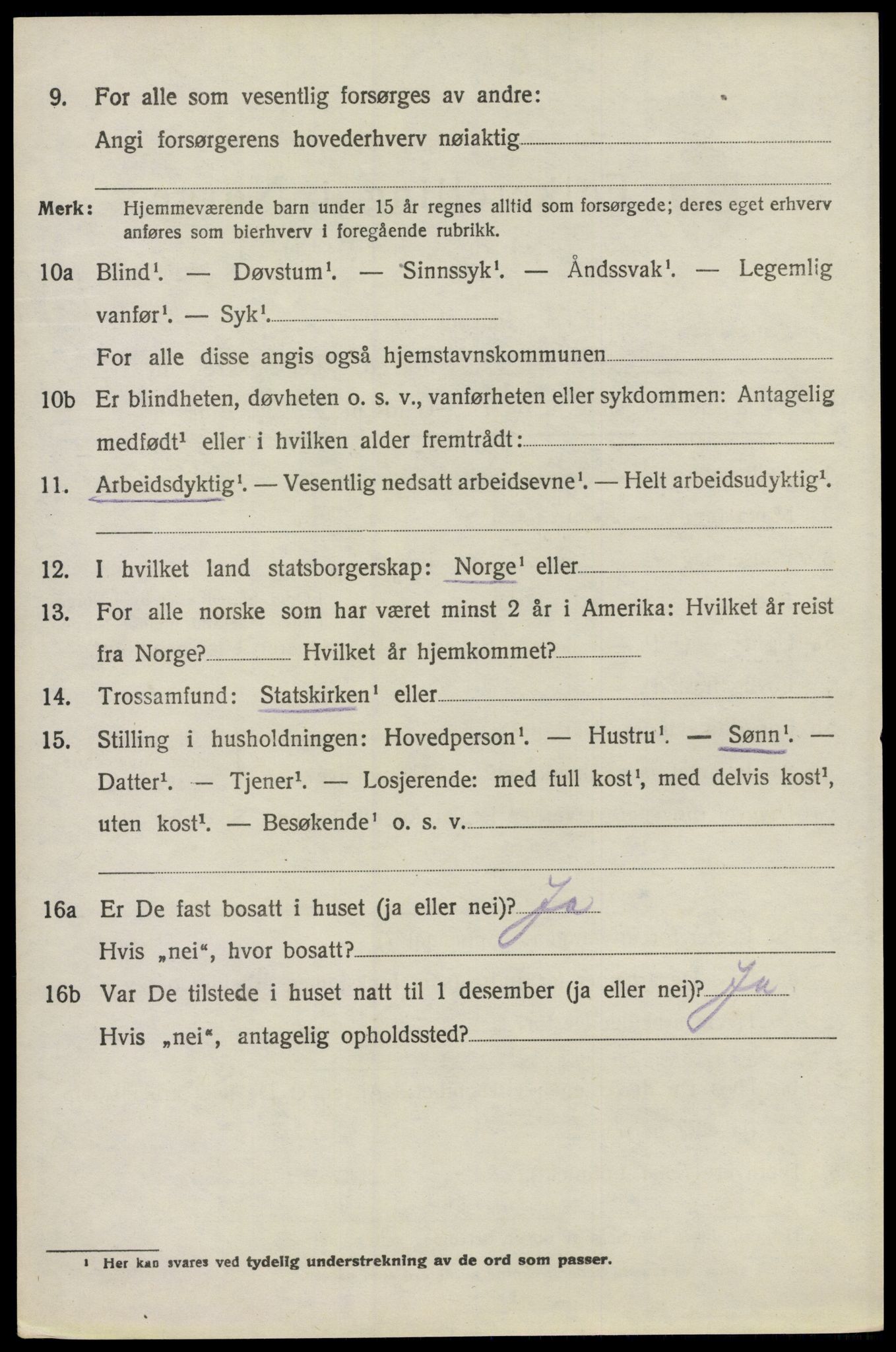 SAO, 1920 census for Høland, 1920, p. 10304