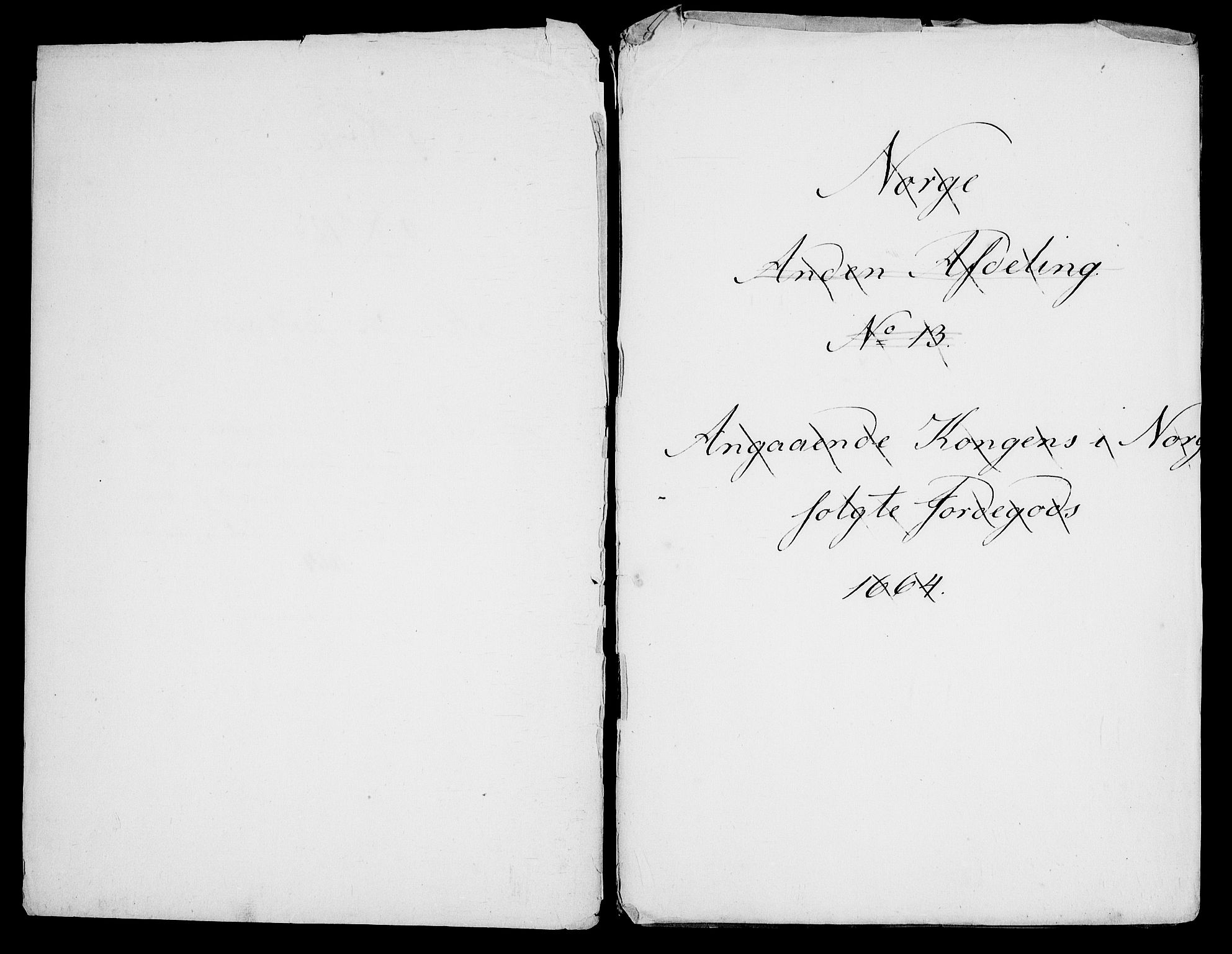 Danske Kanselli, Skapsaker, RA/EA-4061/G/L0019: Tillegg til skapsakene, 1616-1753, p. 175