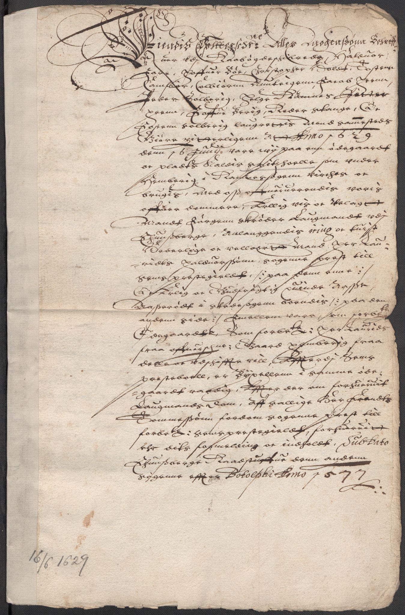 Riksarkivets diplomsamling, AV/RA-EA-5965/F15/L0024: Prestearkiv - Vestfold, 1619-1681, p. 53