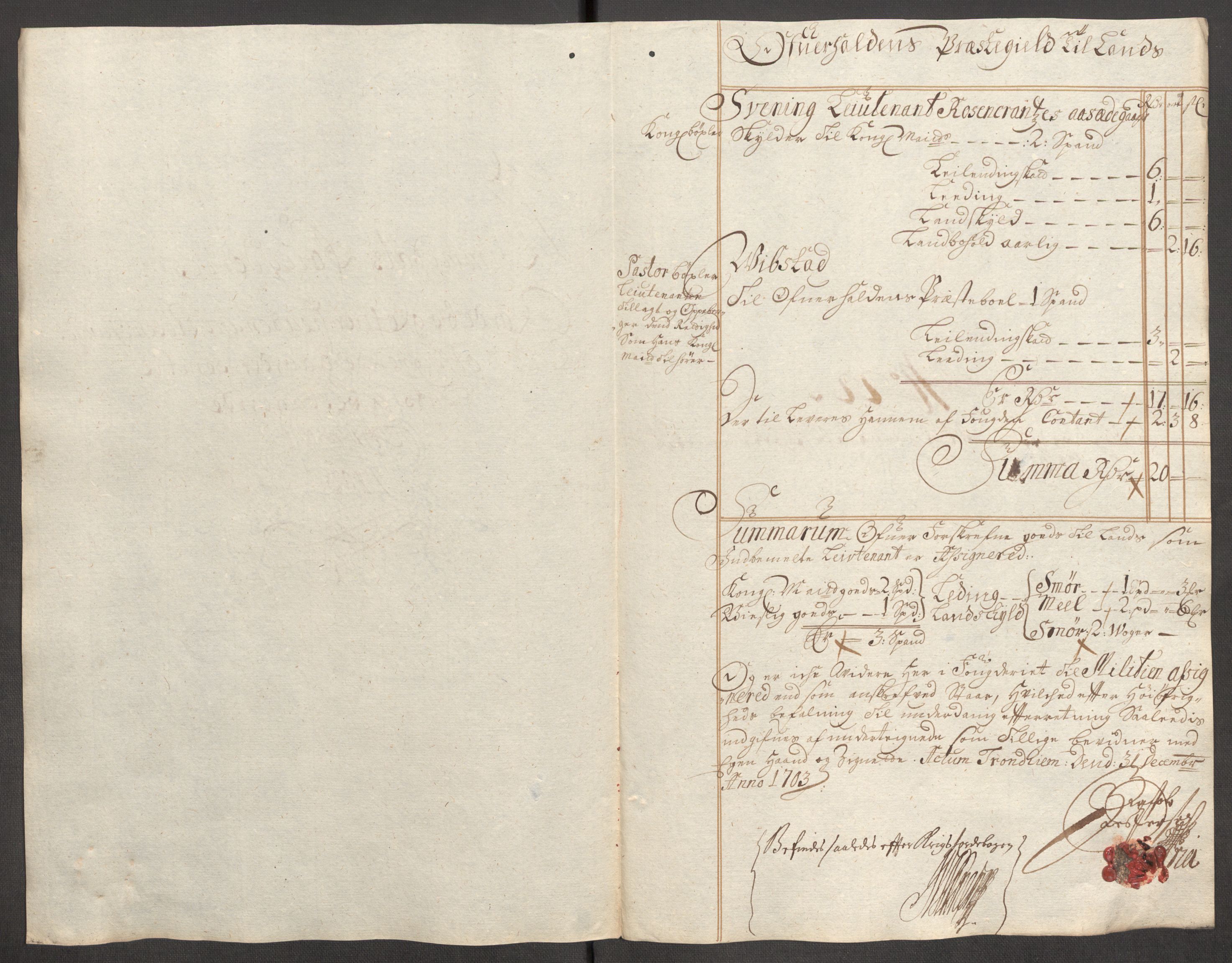 Rentekammeret inntil 1814, Reviderte regnskaper, Fogderegnskap, RA/EA-4092/R64/L4428: Fogderegnskap Namdal, 1703-1704, p. 156