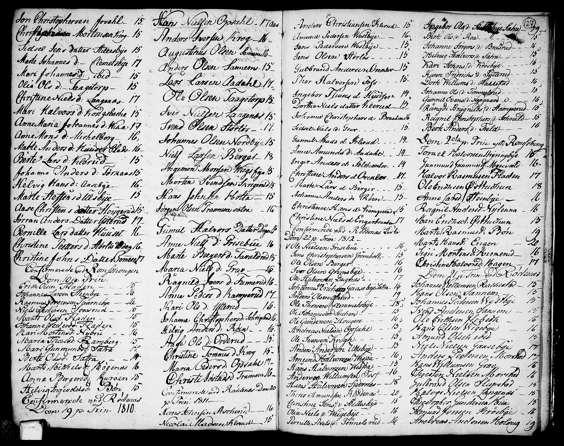 Rødenes prestekontor Kirkebøker, SAO/A-2005/F/Fa/L0003: Parish register (official) no. I 3, 1777-1814, p. 127