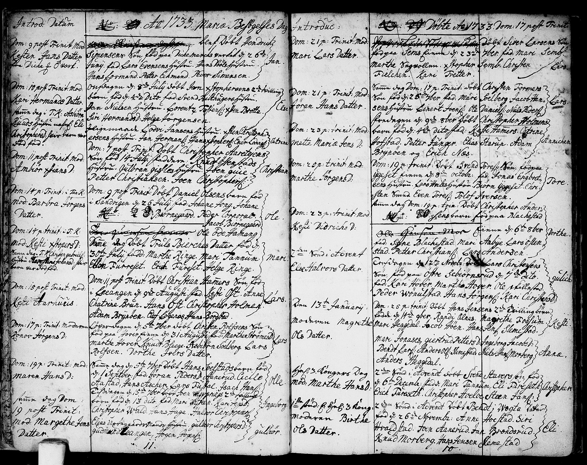 Asker prestekontor Kirkebøker, SAO/A-10256a/F/Fa/L0001: Parish register (official) no. I 1, 1726-1744, p. 10