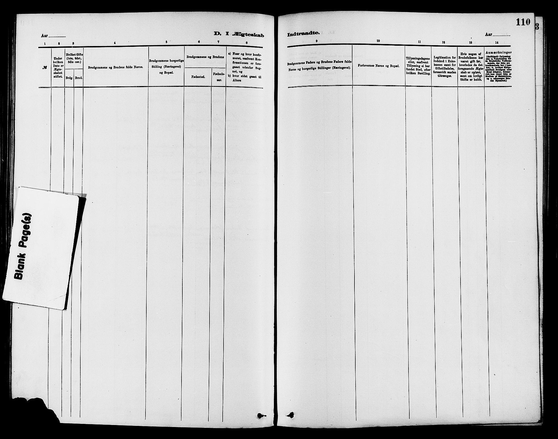 Nordre Land prestekontor, SAH/PREST-124/H/Ha/Haa/L0003: Parish register (official) no. 3, 1882-1896, p. 110