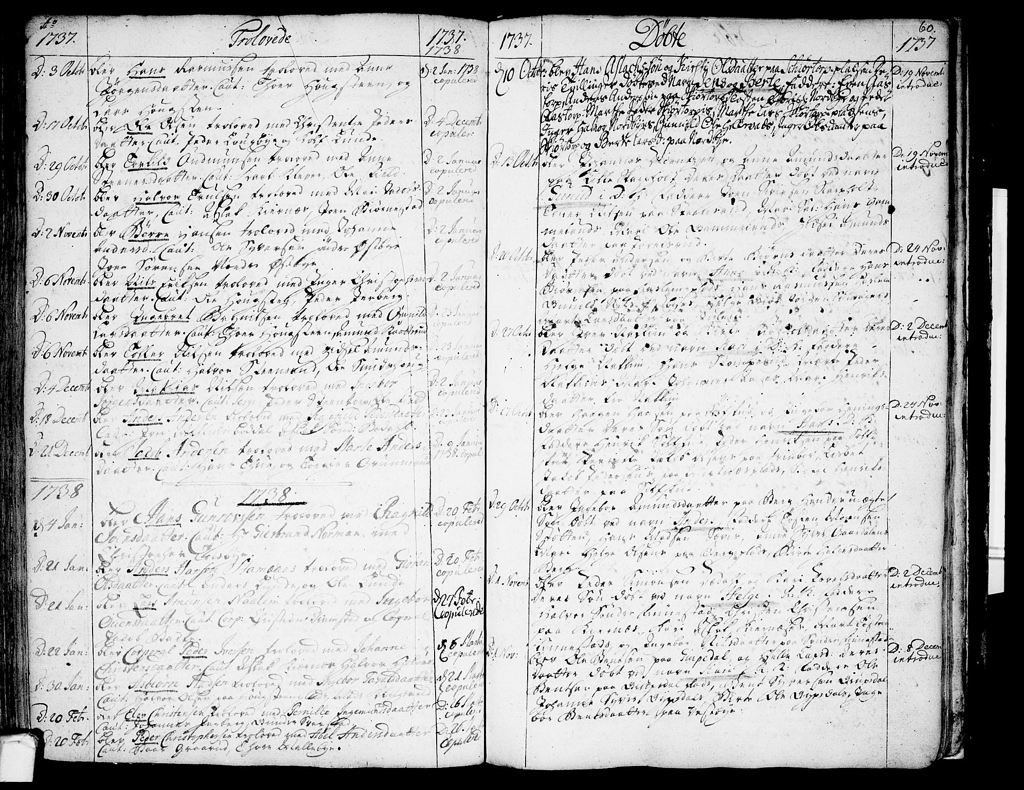 Rakkestad prestekontor Kirkebøker, AV/SAO-A-2008/F/Fa/L0001: Parish register (official) no. I 1, 1722-1740, p. 60