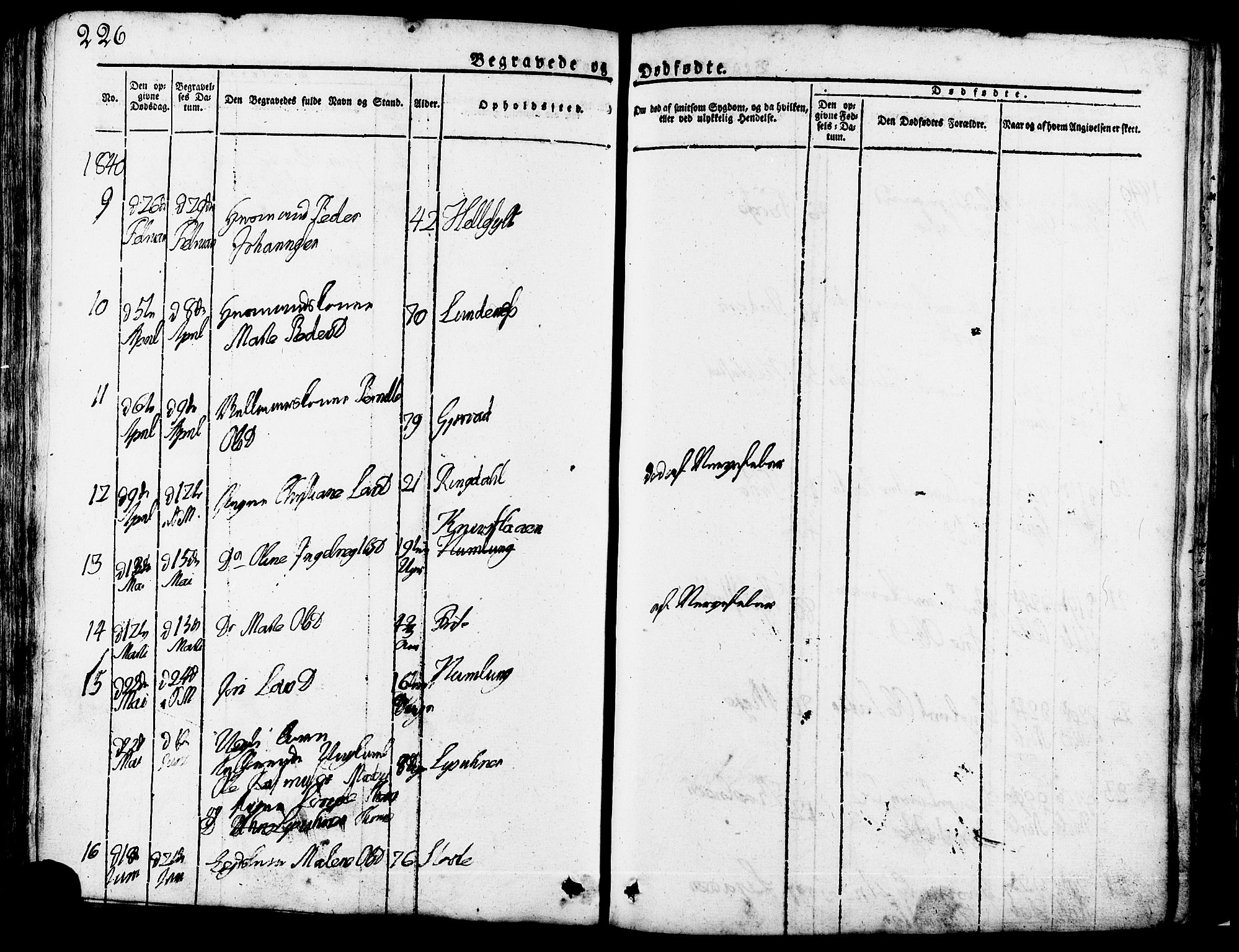 Ministerialprotokoller, klokkerbøker og fødselsregistre - Møre og Romsdal, AV/SAT-A-1454/517/L0221: Parish register (official) no. 517A01, 1827-1858, p. 226