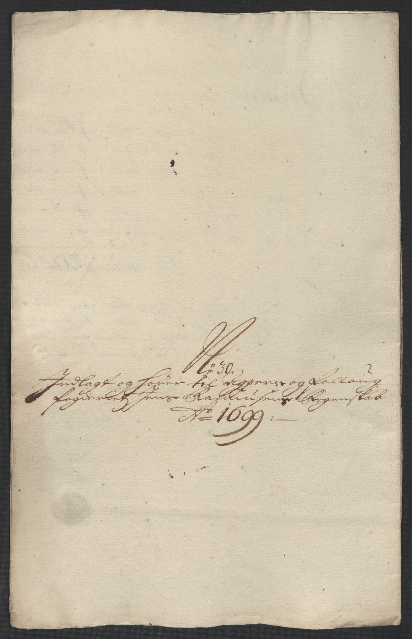 Rentekammeret inntil 1814, Reviderte regnskaper, Fogderegnskap, AV/RA-EA-4092/R10/L0442: Fogderegnskap Aker og Follo, 1699, p. 328