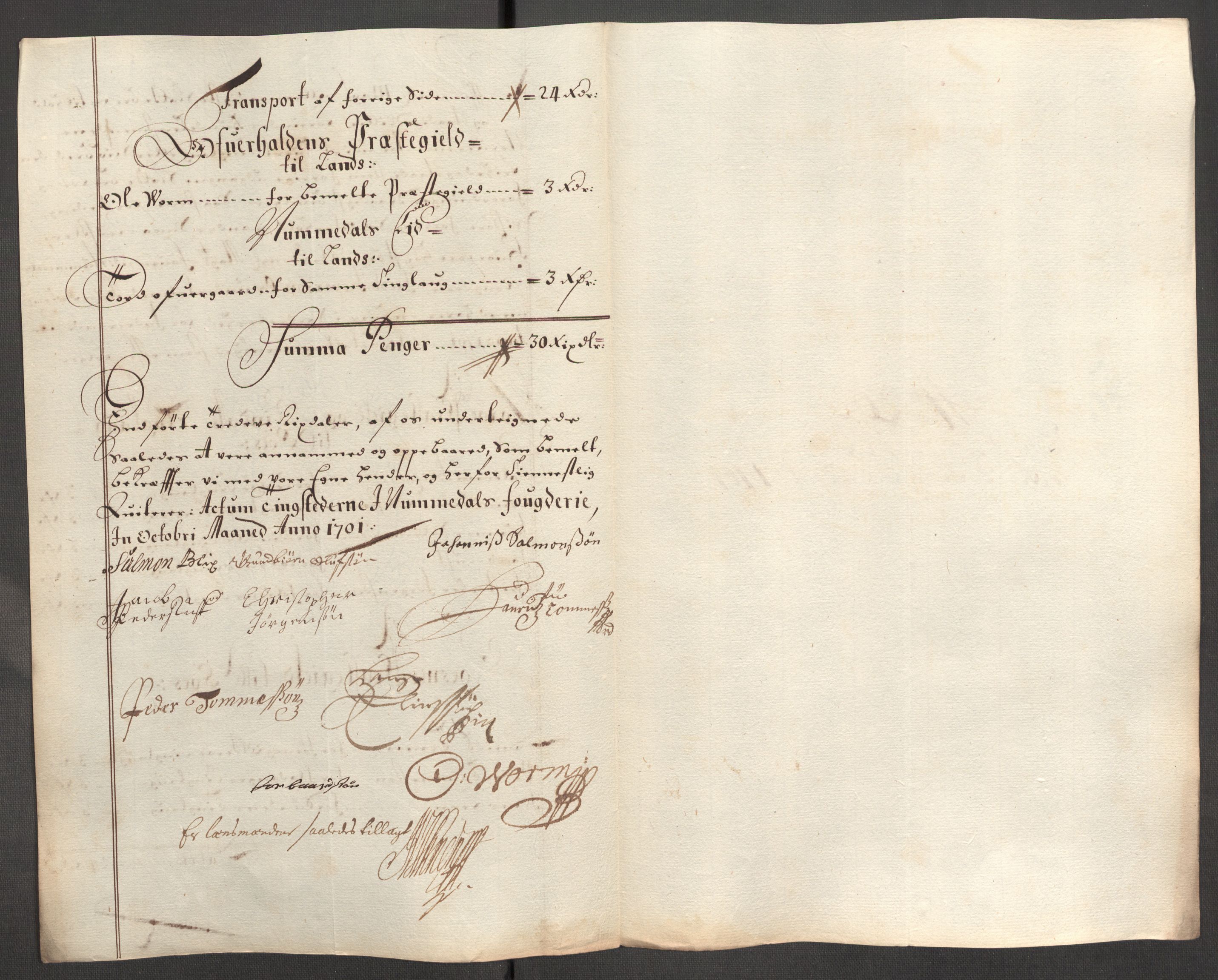 Rentekammeret inntil 1814, Reviderte regnskaper, Fogderegnskap, AV/RA-EA-4092/R64/L4427: Fogderegnskap Namdal, 1701-1702, p. 146