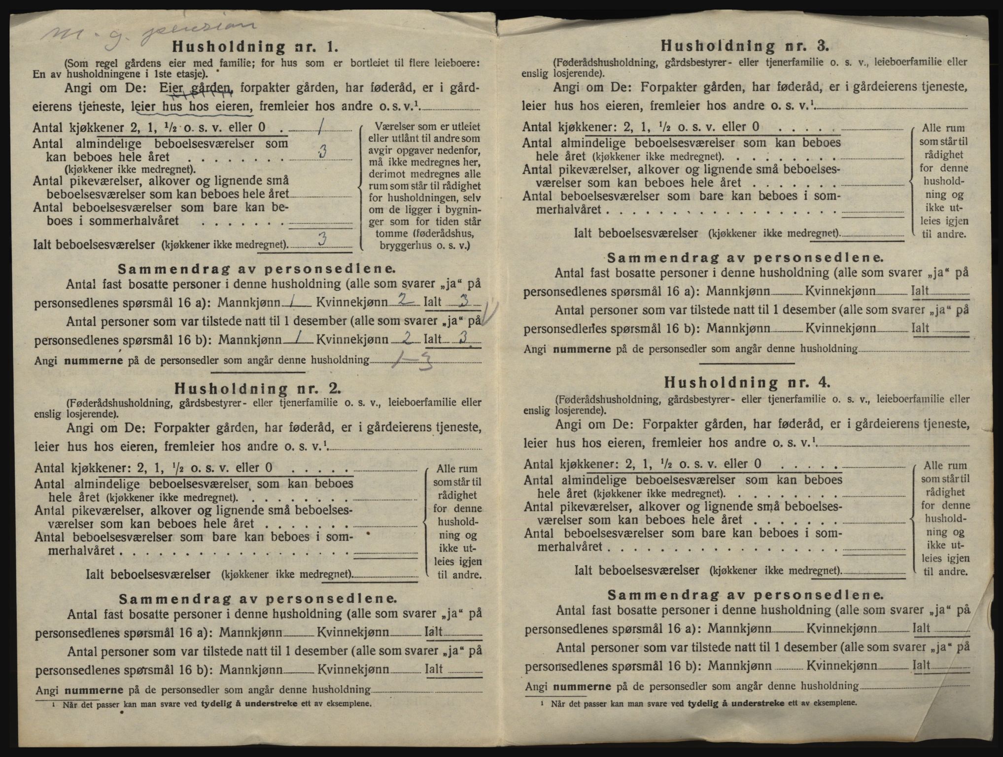 SAO, 1920 census for Rakkestad, 1920, p. 50