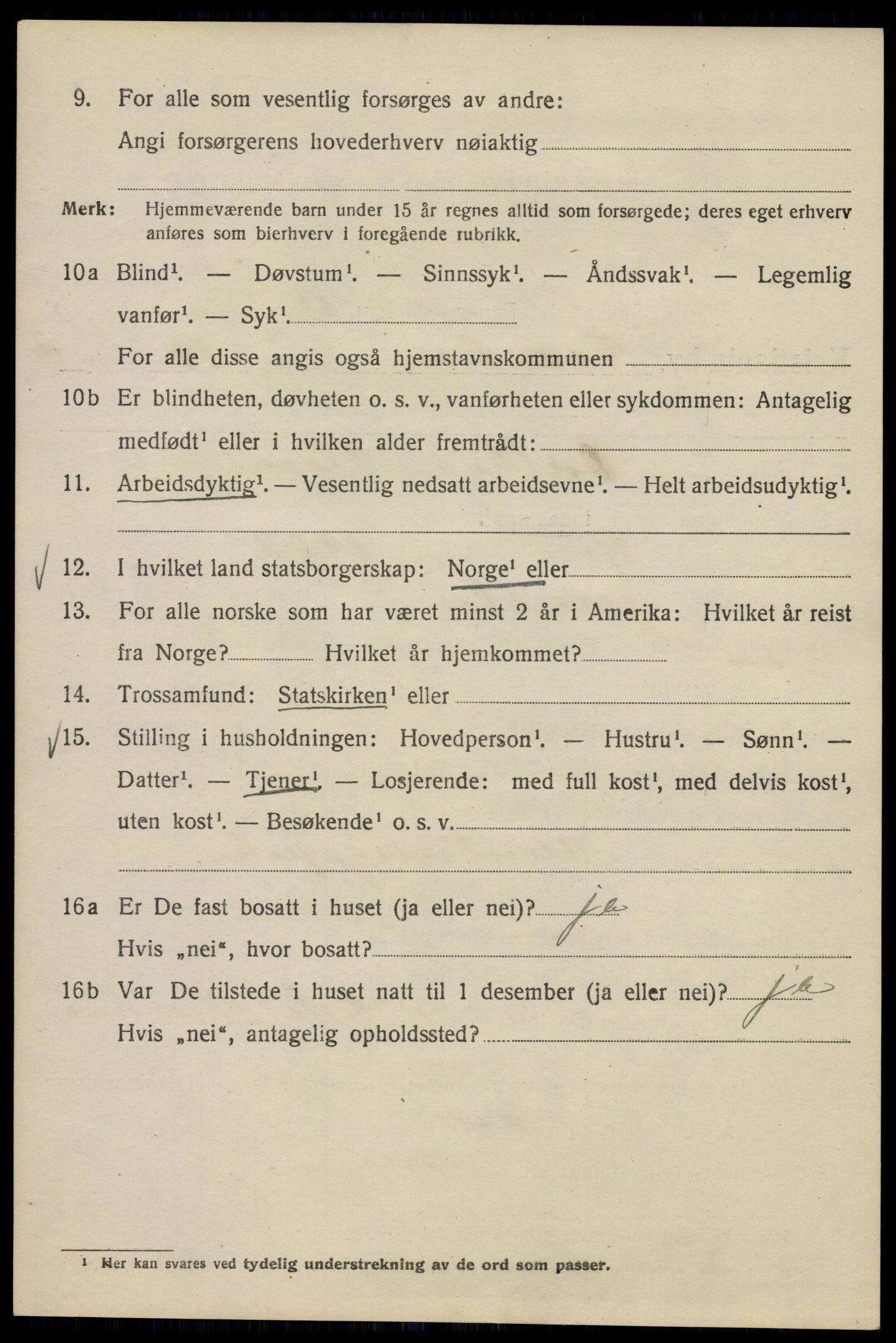 SAO, 1920 census for Kristiania, 1920, p. 254576