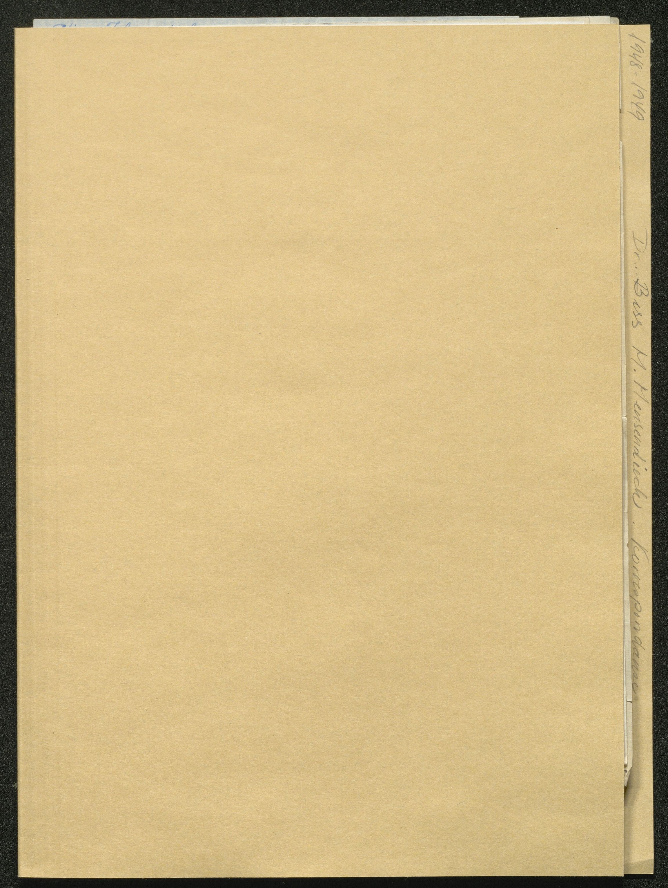 Ymse brevsamlingar m.m., IKAH/1231b-Pa0002/D/Da/L0001/0003: Korrespondanse / Korrespondanse mellom Dr. Bess M. Mensendieck, Anna B. Aga og Johannes M. Helleland, 1948-1949