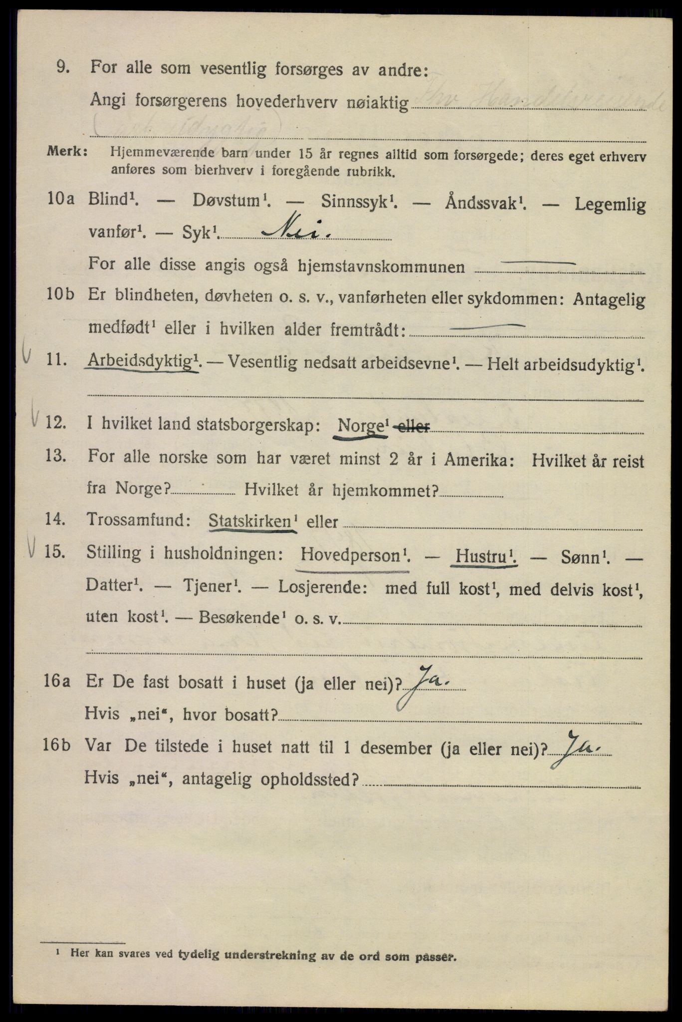 SAO, 1920 census for Kristiania, 1920, p. 574162