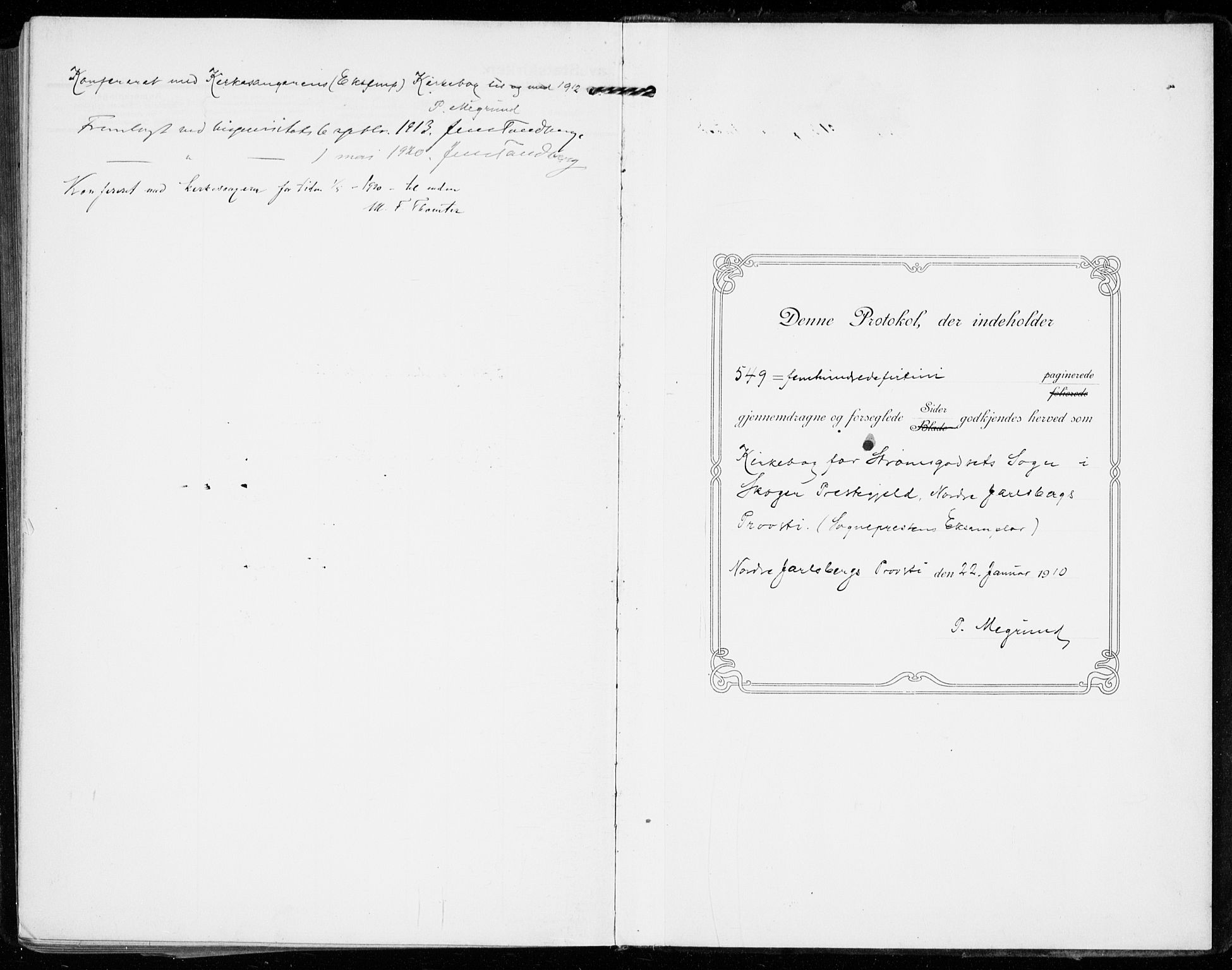 Strømsgodset kirkebøker, SAKO/A-324/F/Fa/L0002: Parish register (official) no. 2, 1910-1920