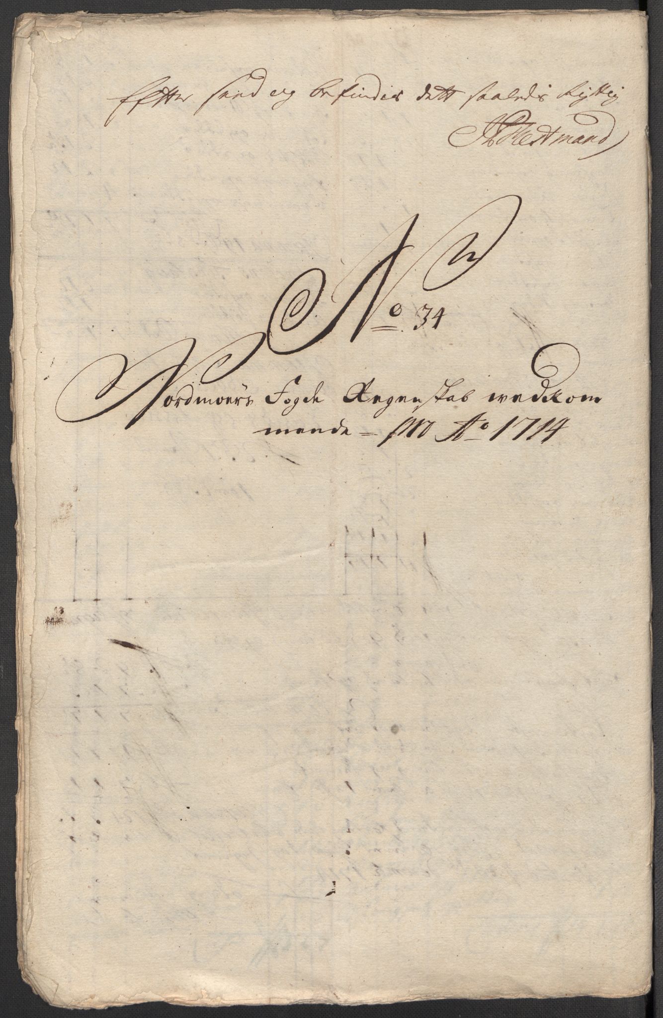 Rentekammeret inntil 1814, Reviderte regnskaper, Fogderegnskap, RA/EA-4092/R56/L3748: Fogderegnskap Nordmøre, 1714-1715, p. 190