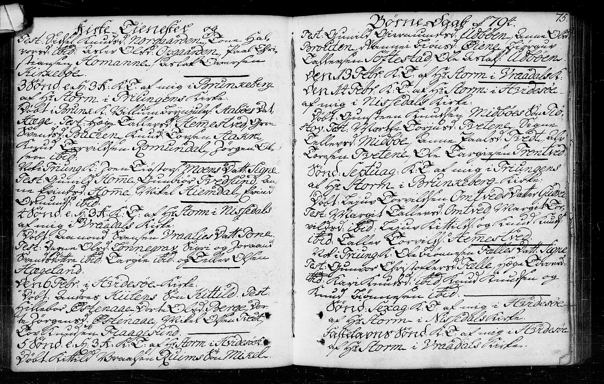 Kviteseid kirkebøker, AV/SAKO-A-276/F/Fa/L0003: Parish register (official) no. I 3, 1787-1799, p. 75