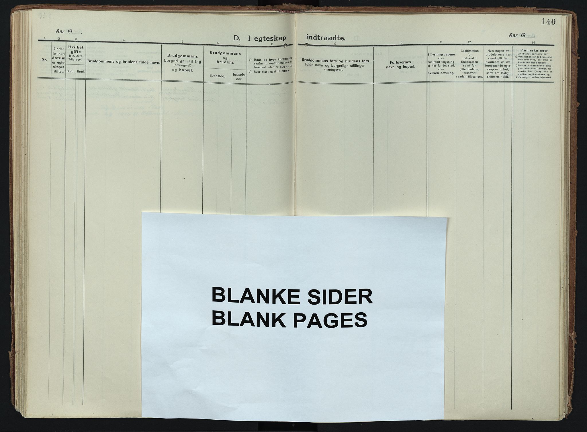 Skiptvet prestekontor Kirkebøker, AV/SAO-A-20009/F/Fa/L0012: Parish register (official) no. 12, 1913-1924, p. 140