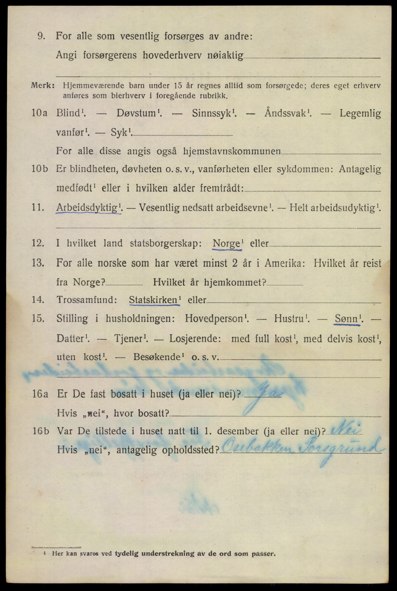 SAKO, 1920 census for Holla, 1920, p. 4748