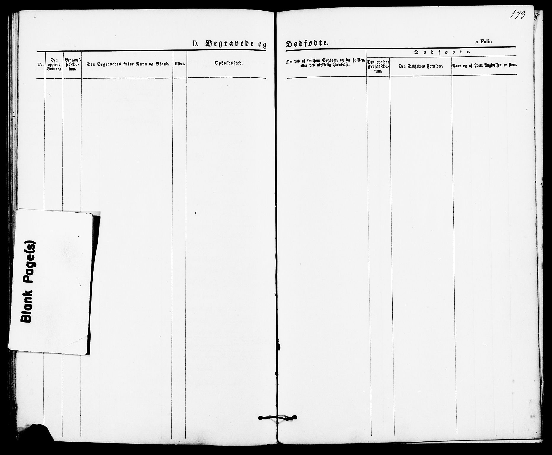 Suldal sokneprestkontor, AV/SAST-A-101845/01/IV/L0010: Parish register (official) no. A 10, 1869-1878, p. 173