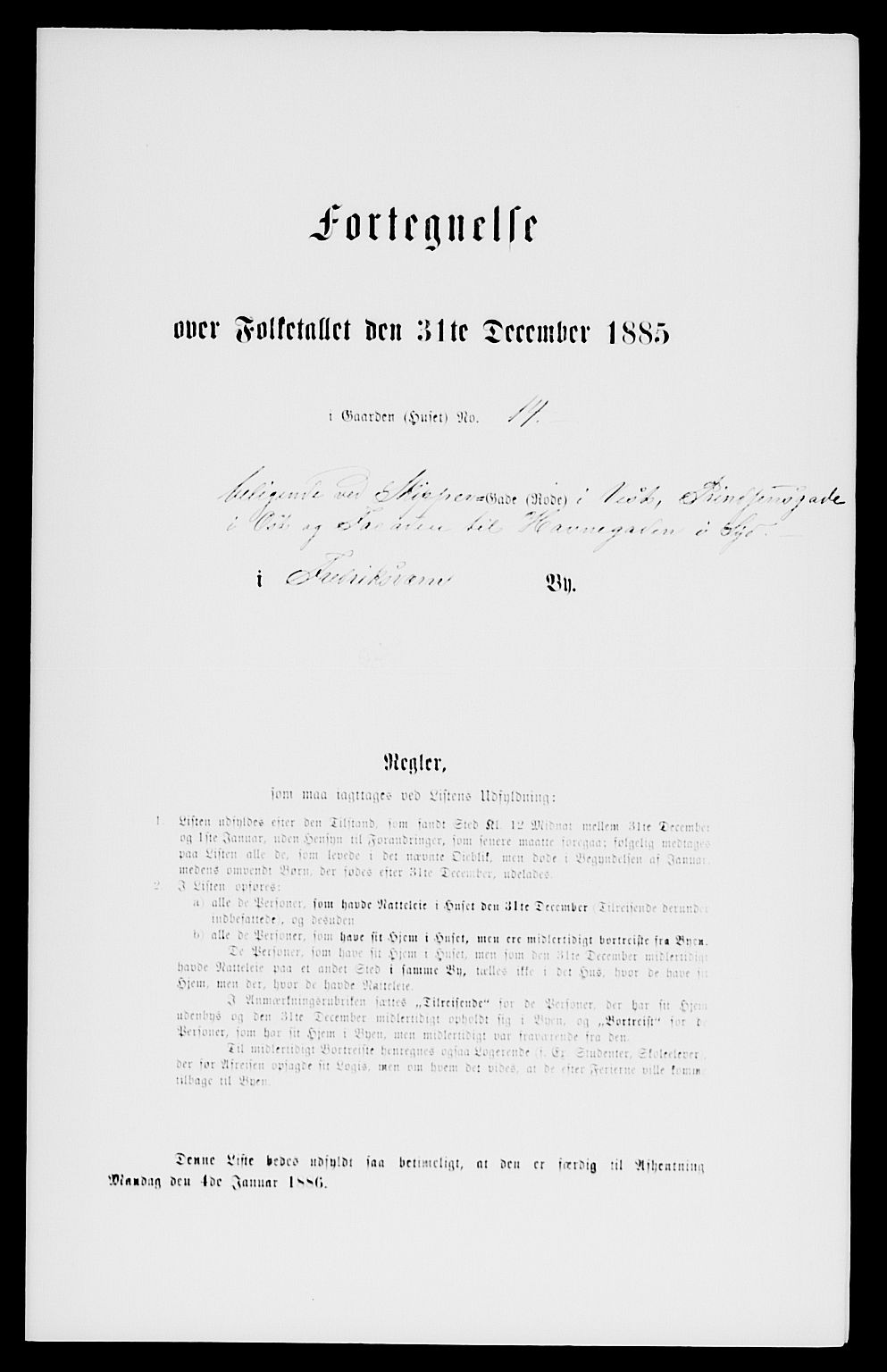 SAKO, 1885 census for 0798 Fredriksvern, 1885, p. 25