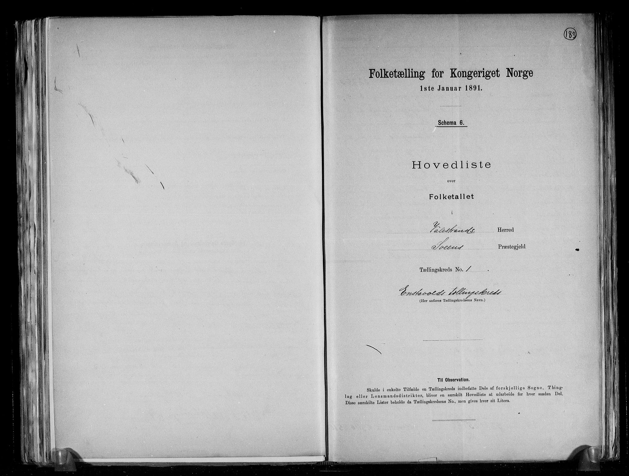 RA, 1891 census for 1217 Valestrand, 1891, p. 4