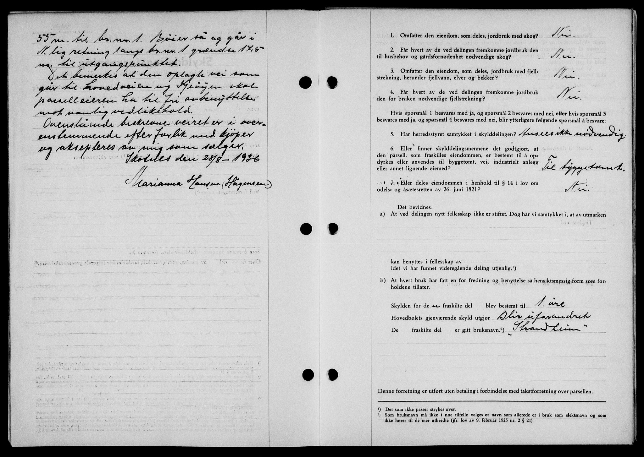 Lofoten sorenskriveri, SAT/A-0017/1/2/2C/L0001a: Mortgage book no. 1a, 1936-1937, Diary no: : 1894/1936