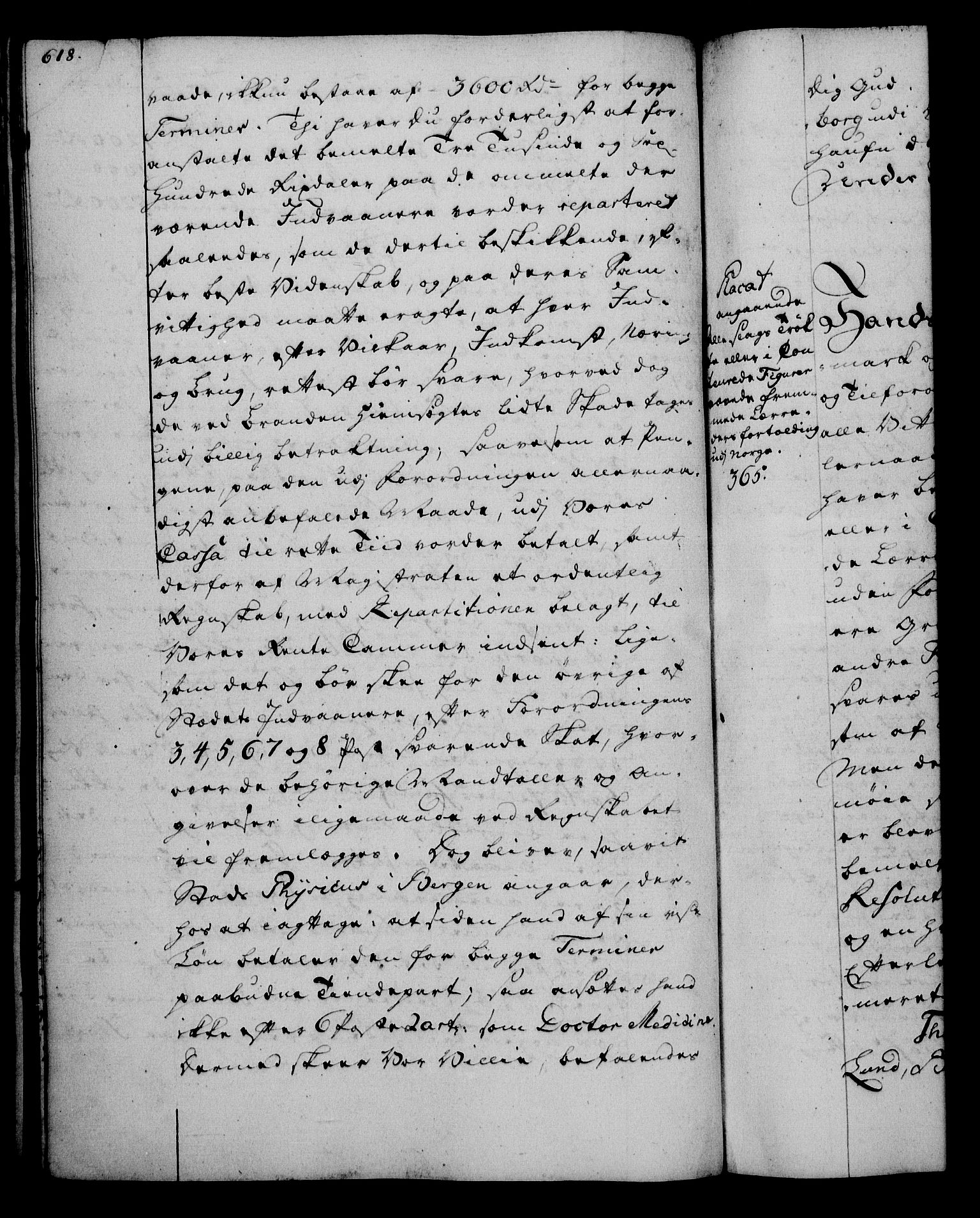 Rentekammeret, Kammerkanselliet, RA/EA-3111/G/Gg/Gga/L0006: Norsk ekspedisjonsprotokoll med register (merket RK 53.6), 1749-1759, p. 618