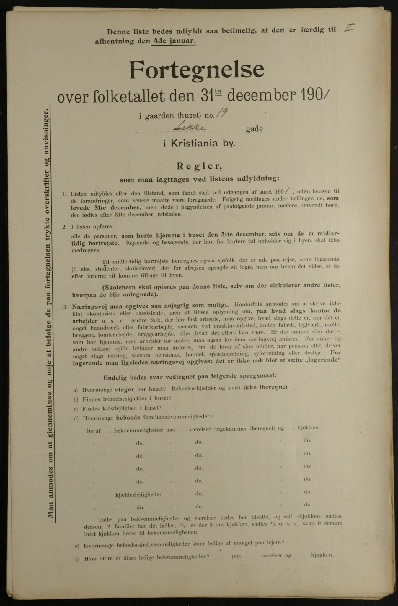OBA, Municipal Census 1901 for Kristiania, 1901, p. 8520